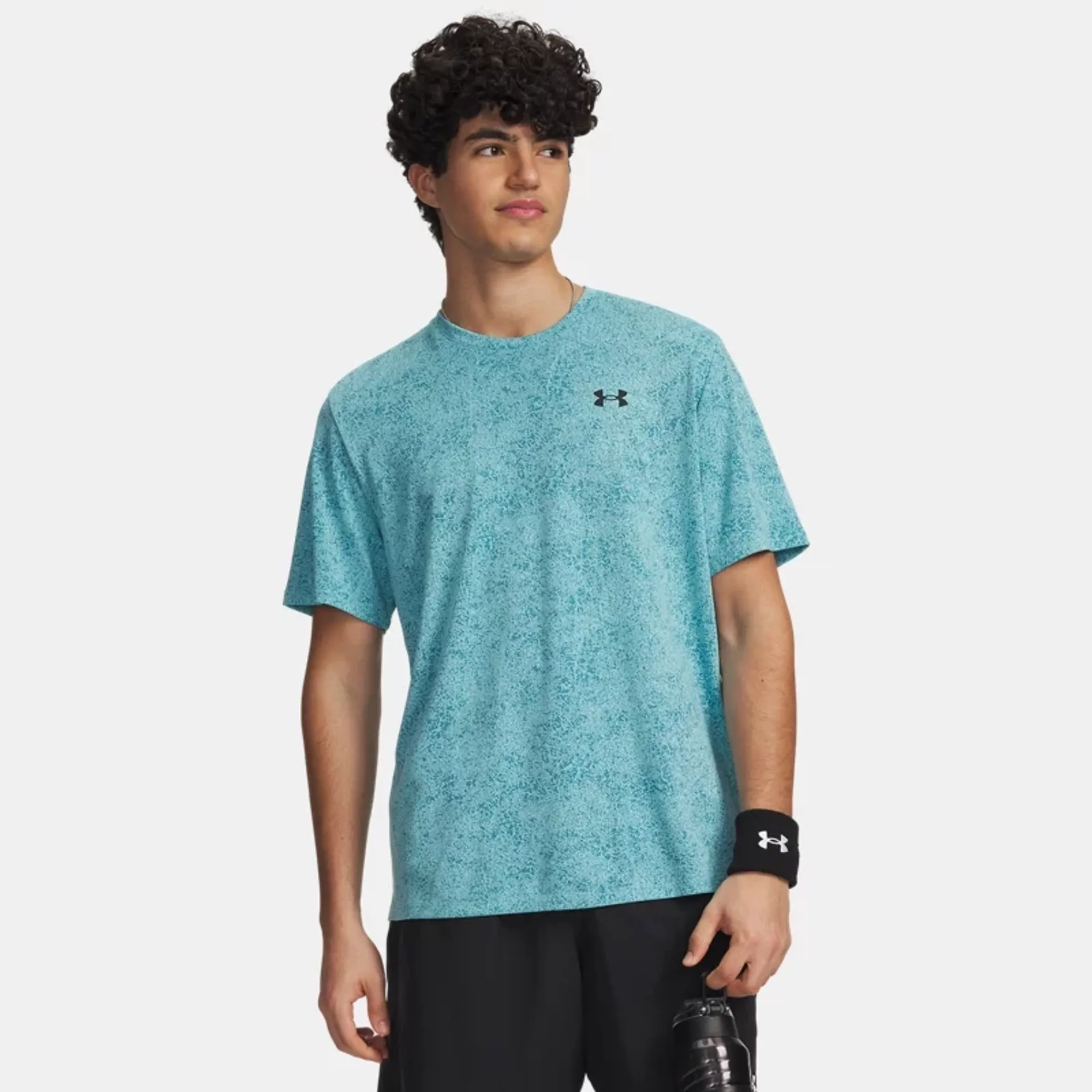 Under Armour Tech™ Men's Short Sleeve Blue Haze / Black XXL