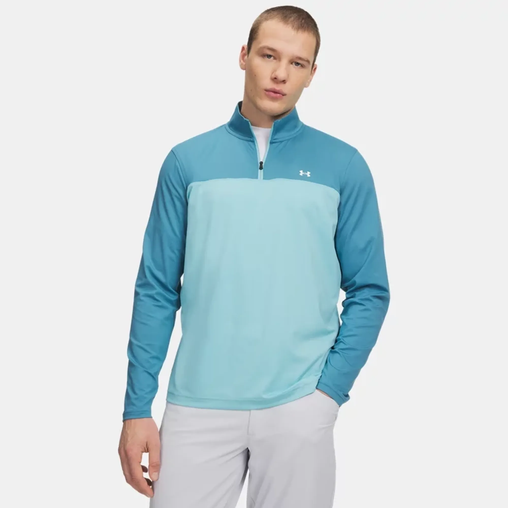 Under Armour Tee To Green Men's ¼ Zip Boundless Blue / Blue Haze / White L