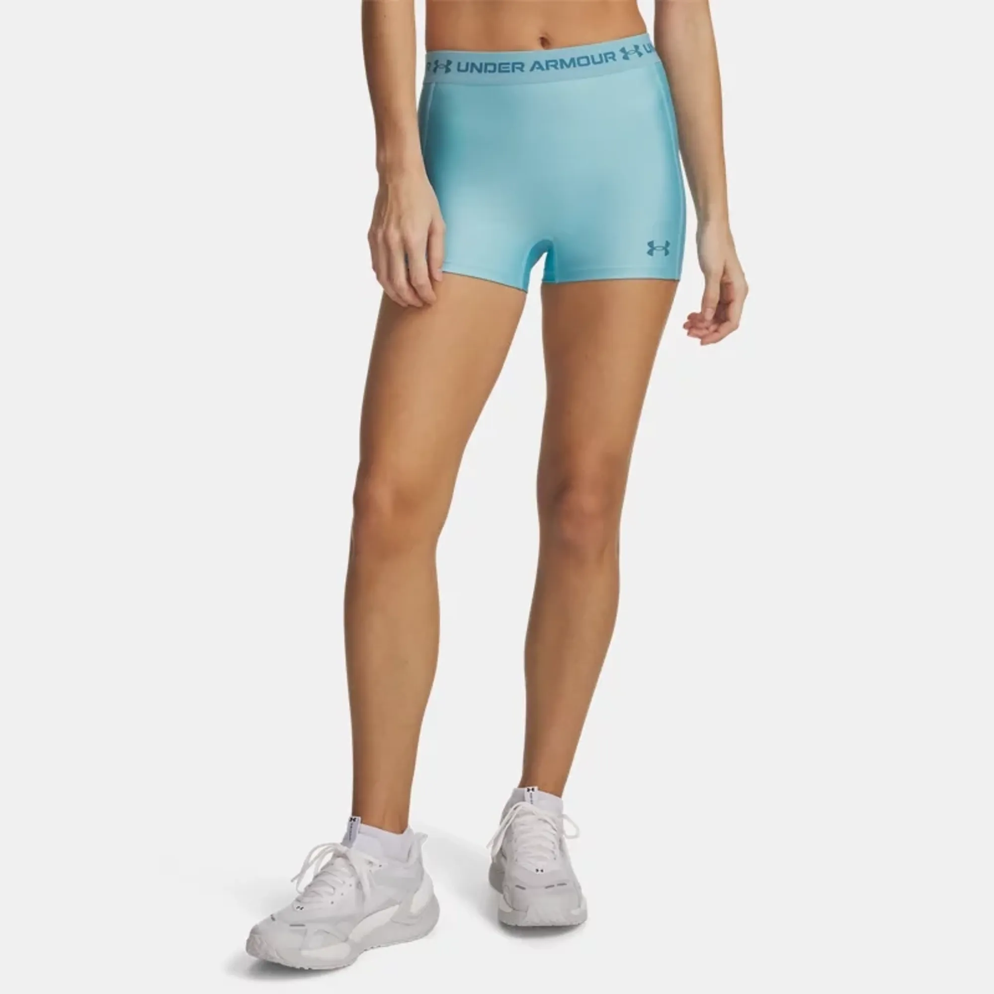 HeatGear® Shorty Women's 3" Shorts Blue Haze / Boundless Blue L