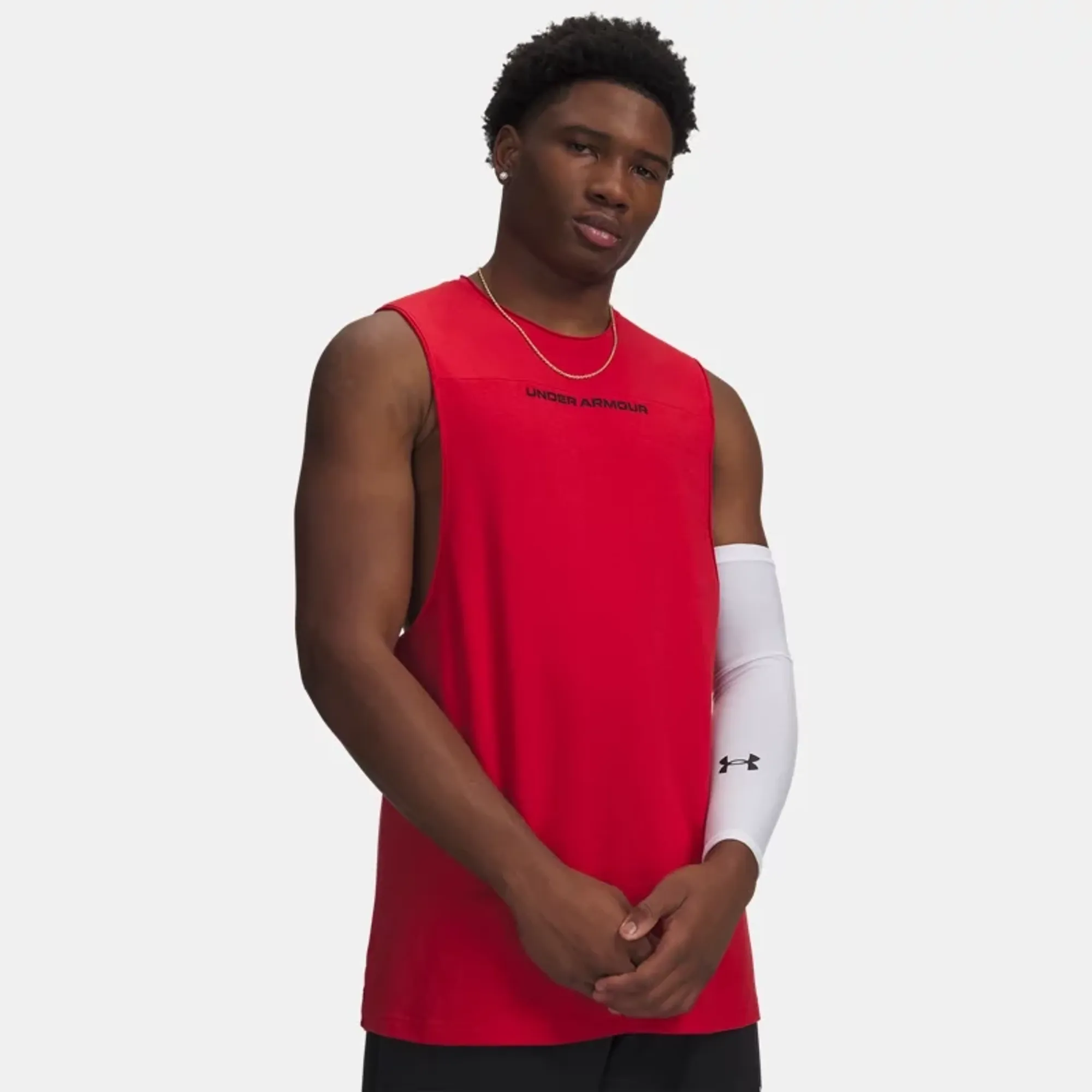 Under Armour  Hoops Training Men's Tank Red / Black L