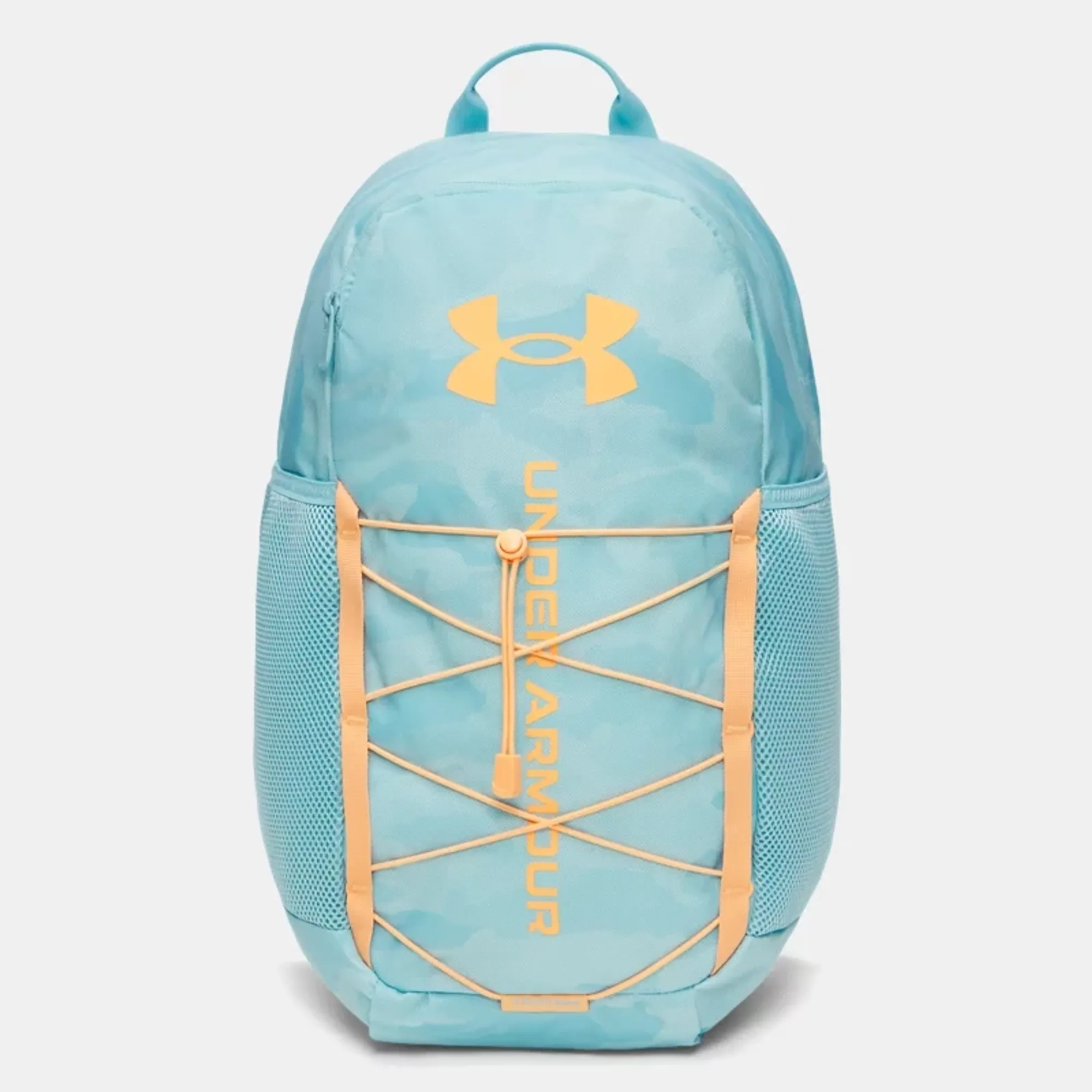 Under Armour Hustle Sport 6.0 Backpack Blue Haze / Blue Haze / Orange Bloc OSFM
