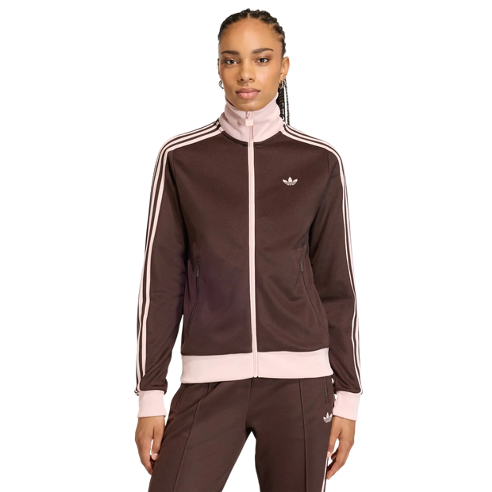 Adidas Classic Women Track Tops - Brown