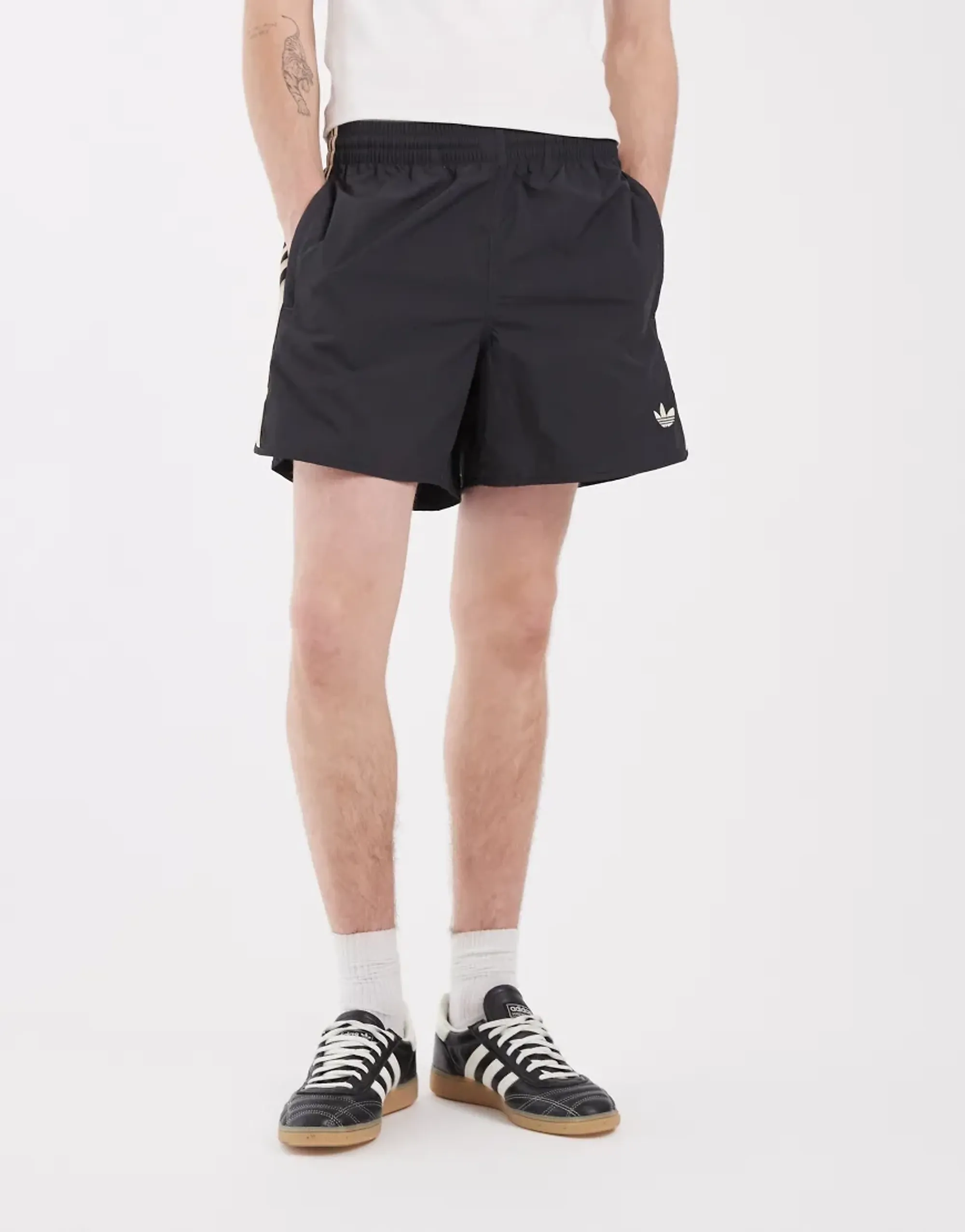 Adidas Originals Sprinter Shorts In Dark Grey - Exclusive To Asos