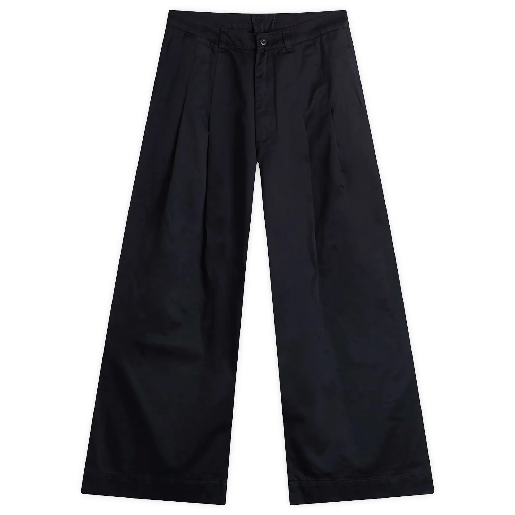 Beams Boy Women's Wide Leg Chino Pant D.Navy