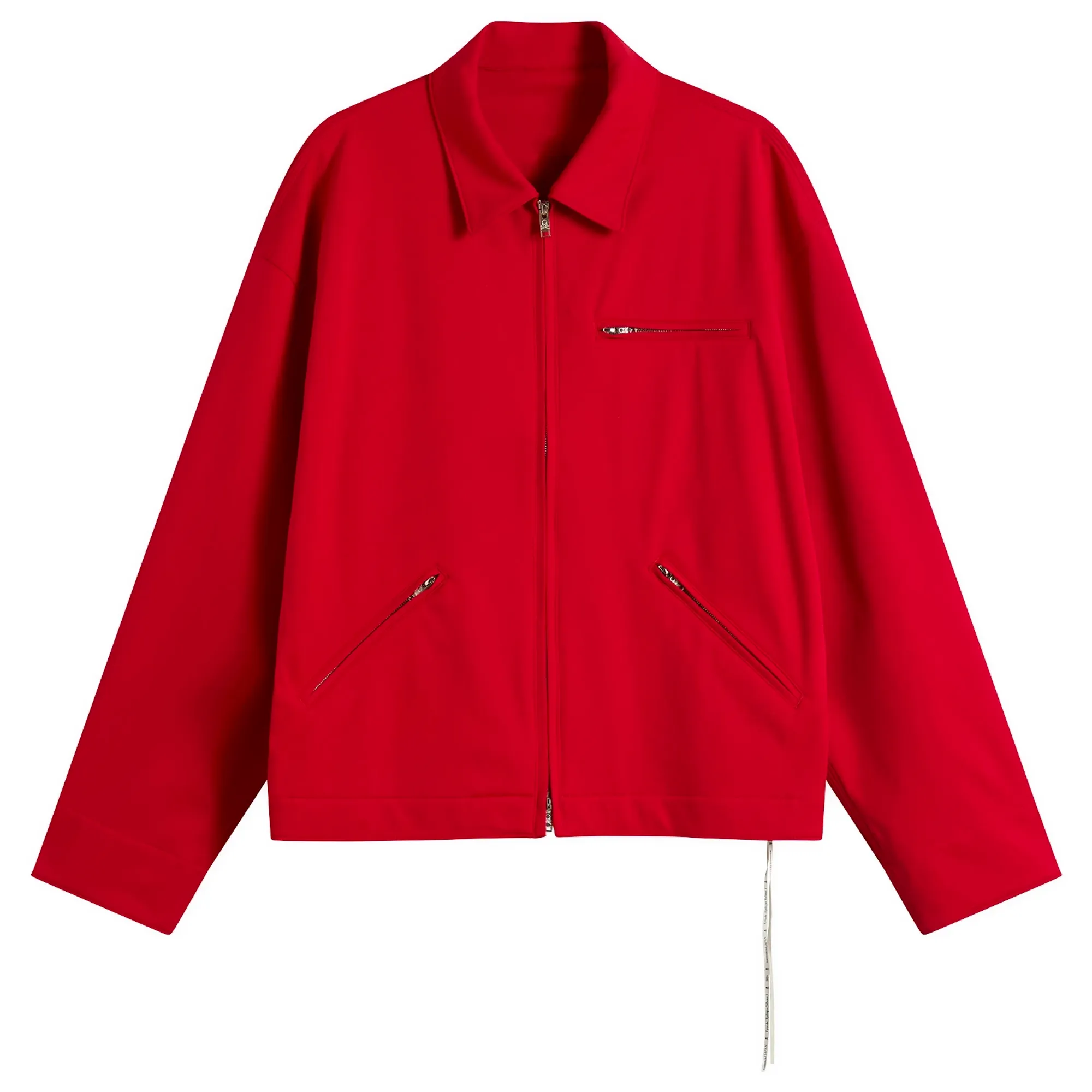 MASTERMIND WORLD Men's Jersey Detroit Jacket Red