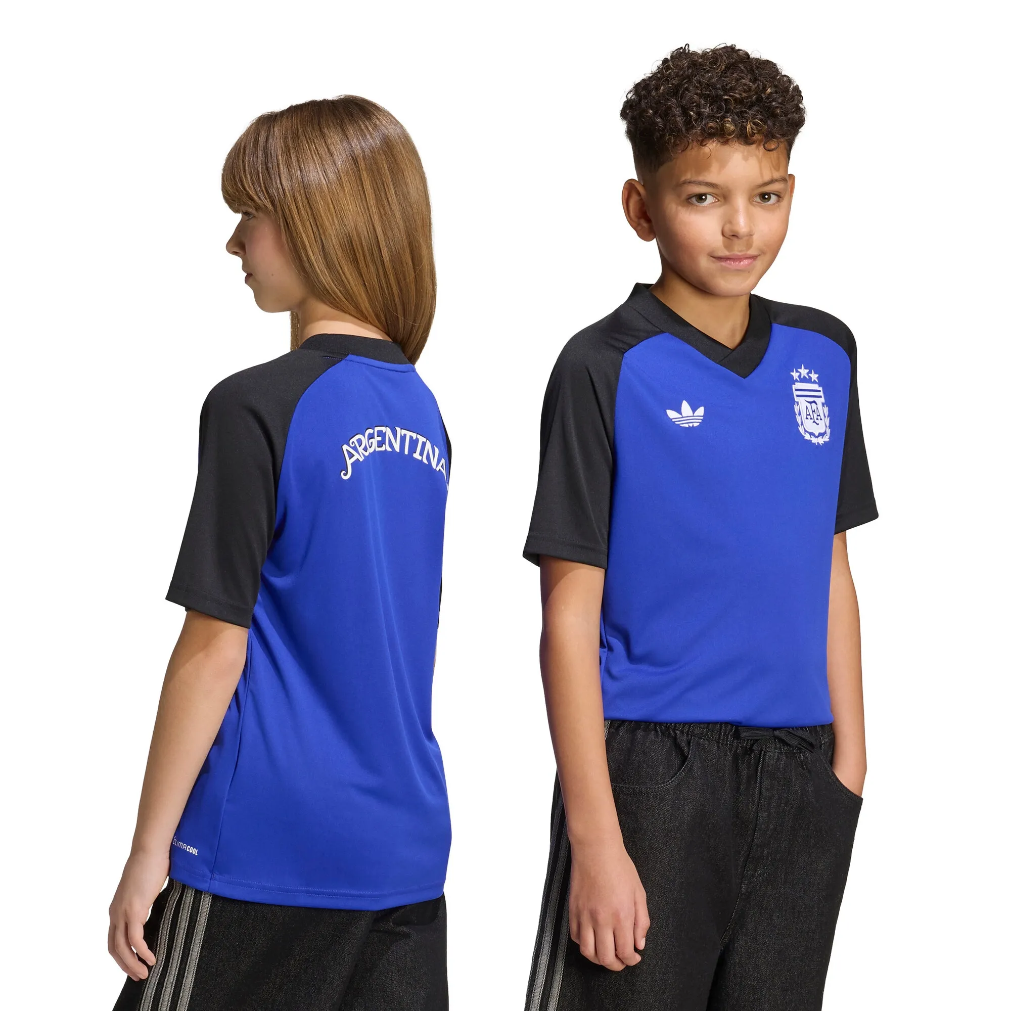 Argentina adidas Away Pre Match Top - Black - Kids