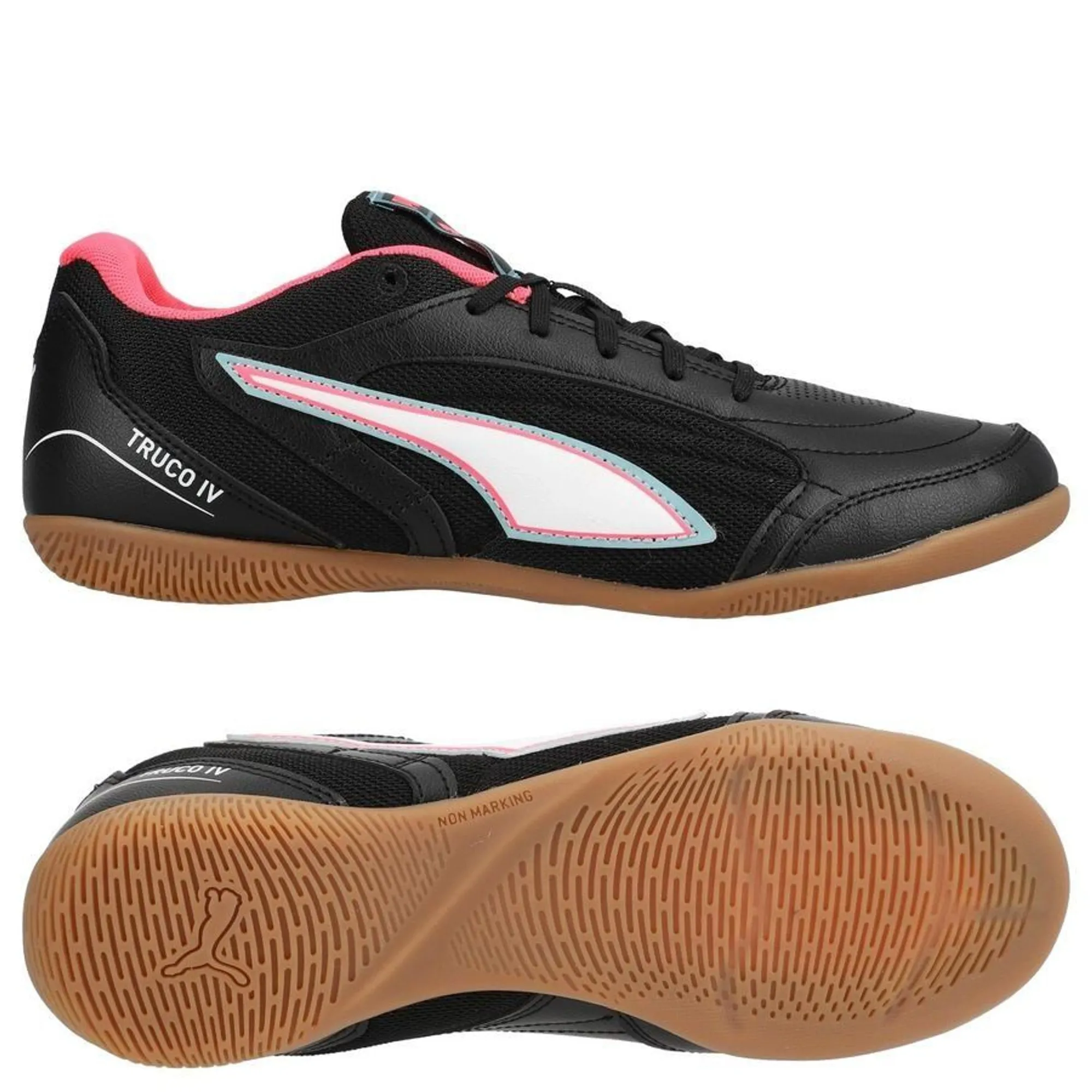 Puma Truco Iv It - Puma Black/Pink/Puma White Kids - ['Black']