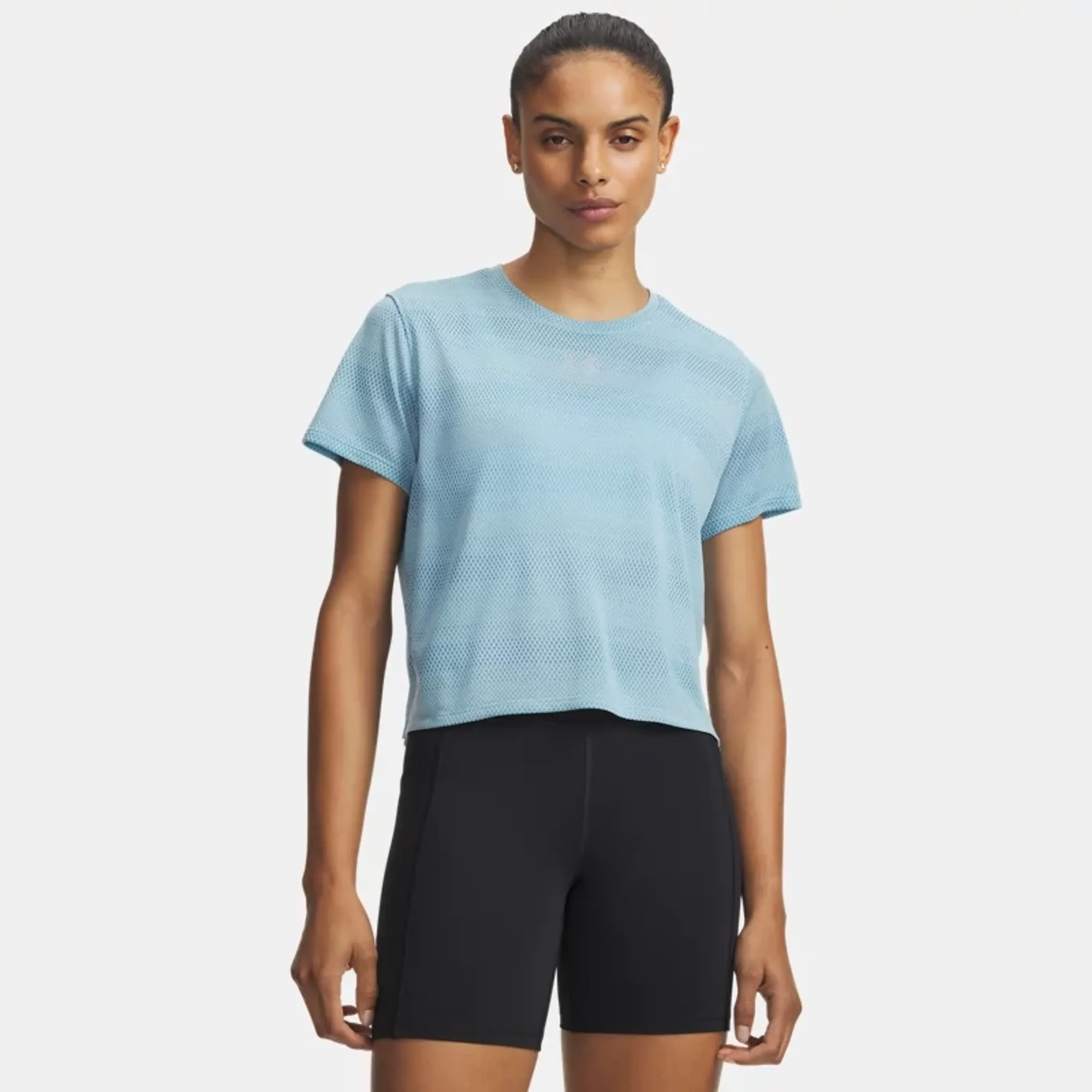Under Armour  Velociti Women's Short Sleeve Blue Haze / Reflective L