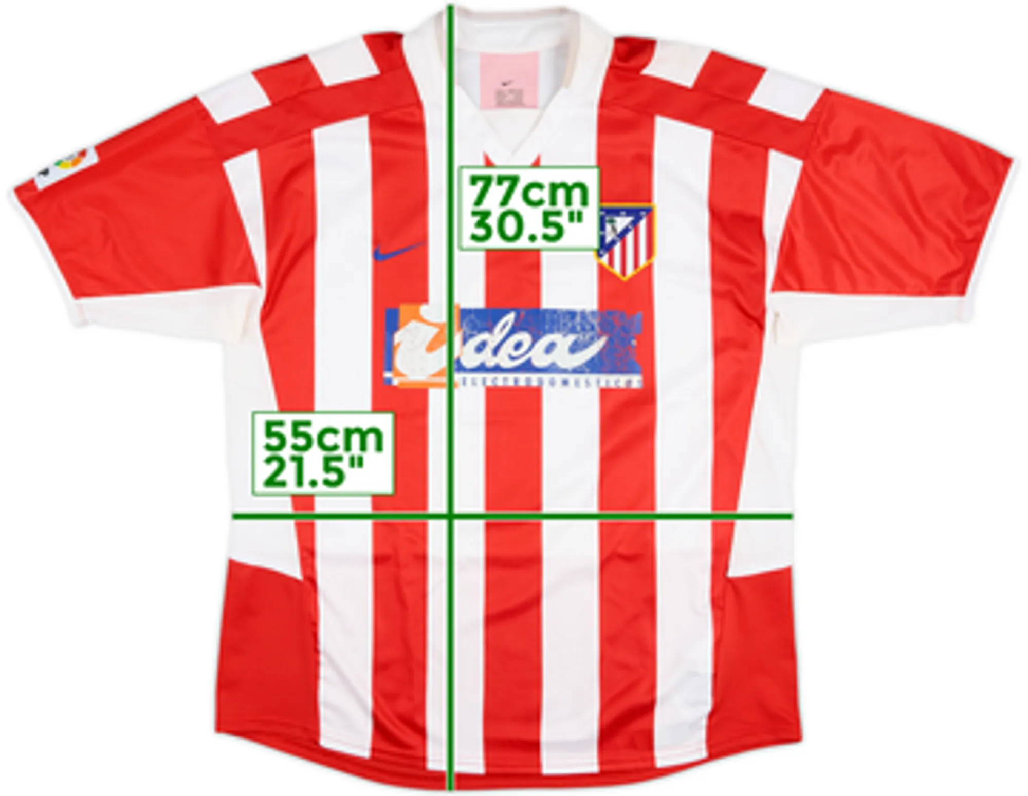 2002-03 Atletico Madrid Home Shirt - 5/10 - (L)