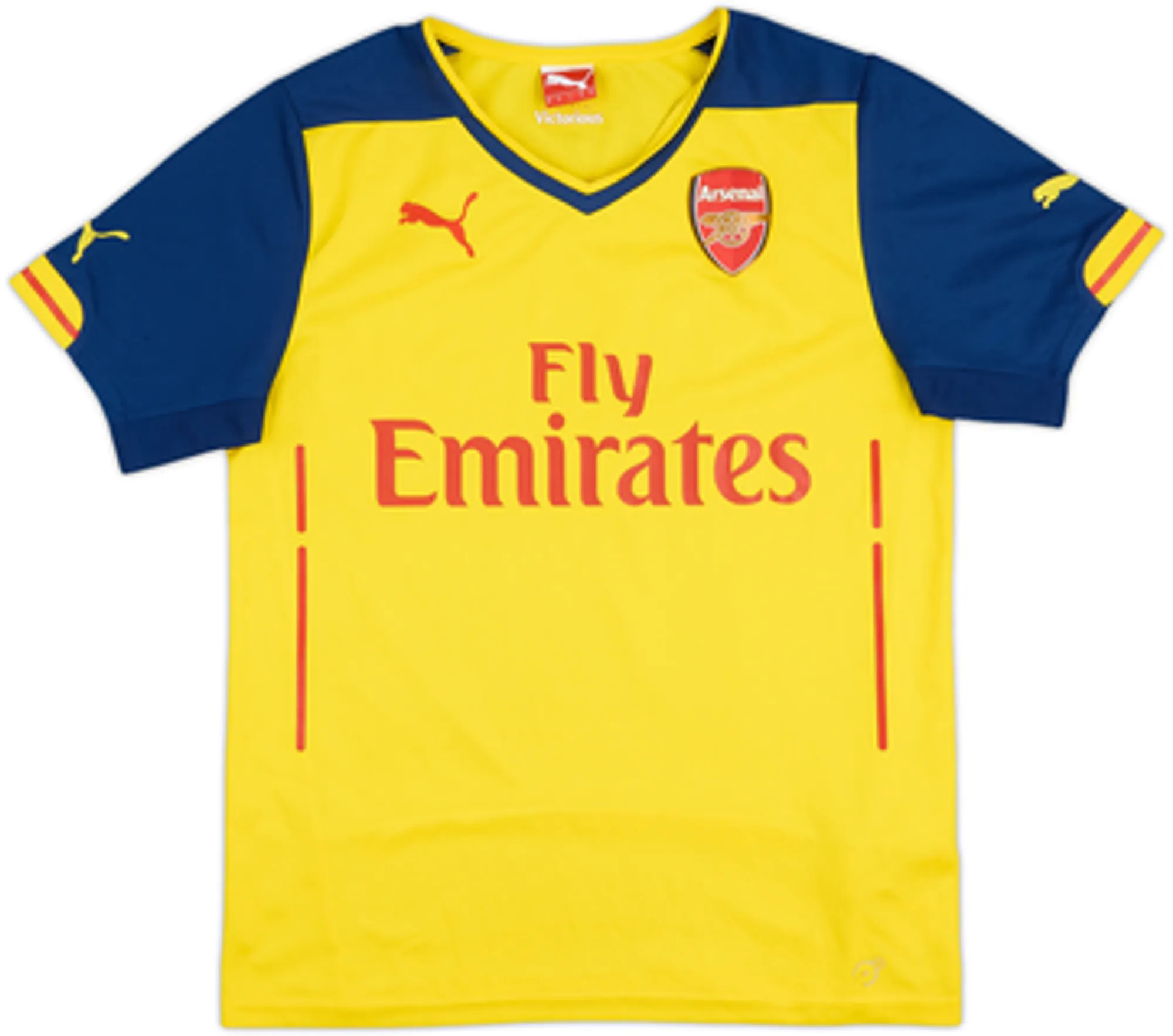 2014-15 Arsenal Away Shirt S.Cazorla #19 - 6/10 - (S)