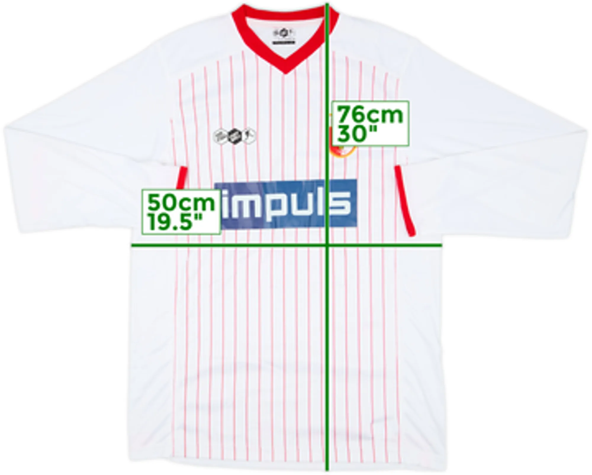 2008-09 Augsburg Home L/S Shirt - 6/10 - (L)
