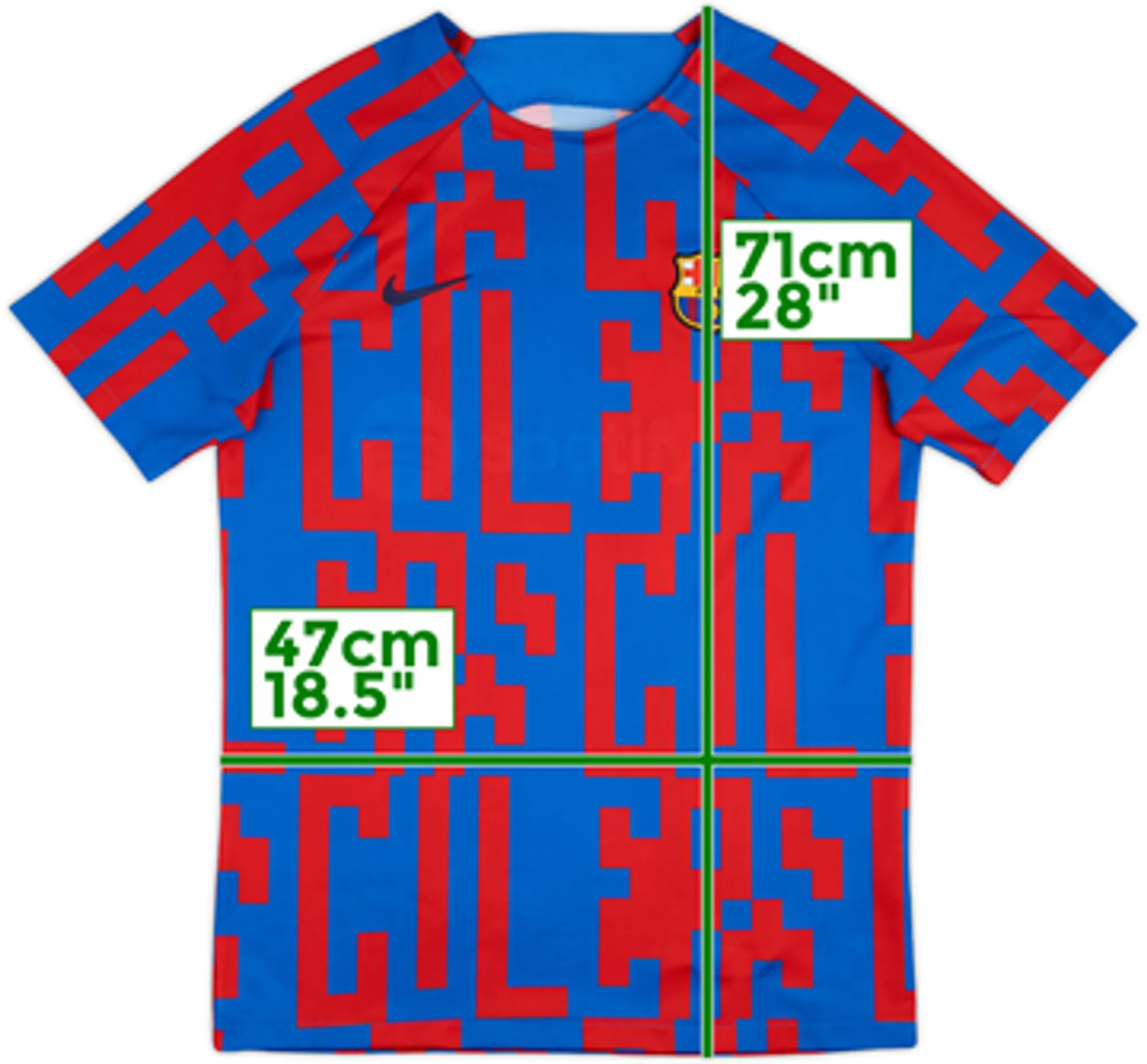 2022-23 Barcelona Nike Training Shirt - 4/10 - (M)