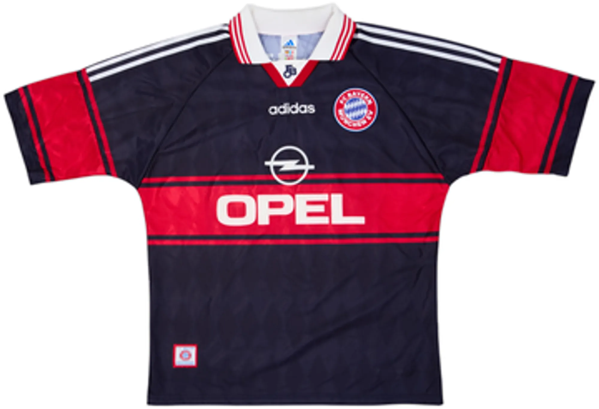 1997-99 Bayern Munich Home Shirt Coco #33 - 8/10 - (L)
