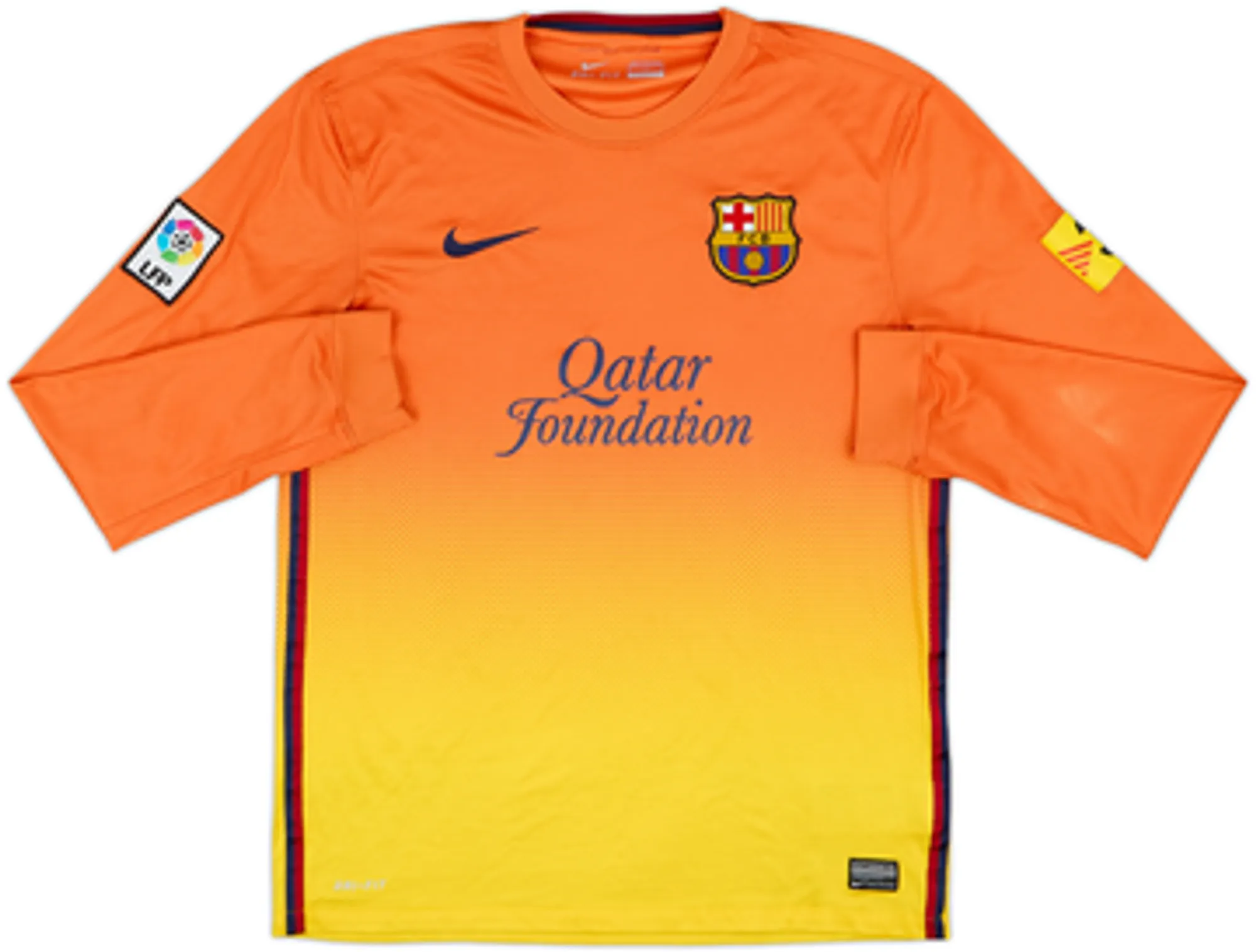2012-13 Barcelona Away L/S Shirt Messi #10 - 6/10 - (M)