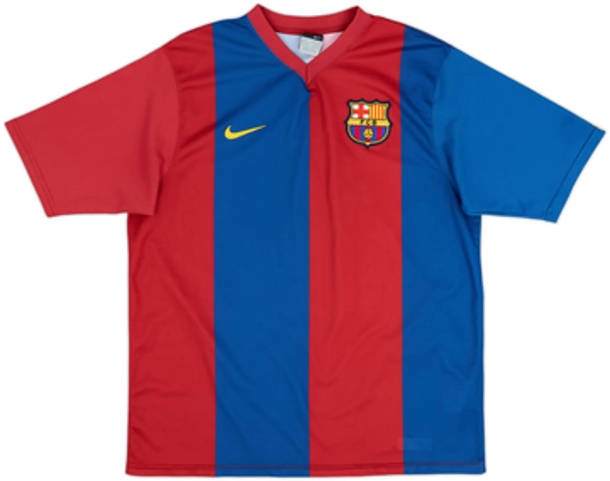 2006-07 Barcelona Basic Home Shirt Ronaldinho #10 - 6/10 - (L)