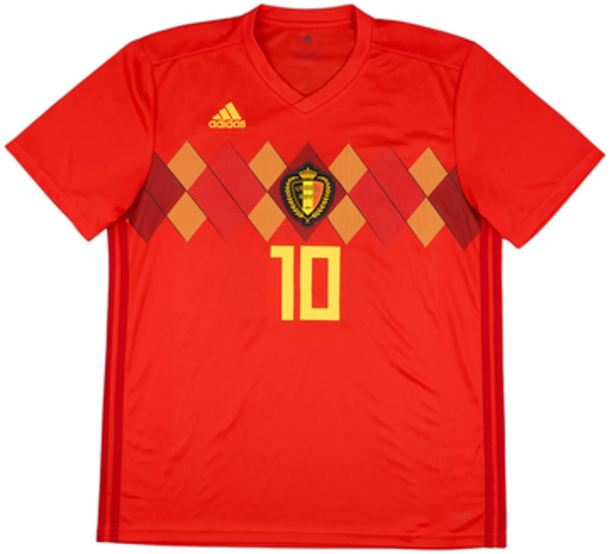 2018-19 Belgium Home Shirt Hazard #10EM