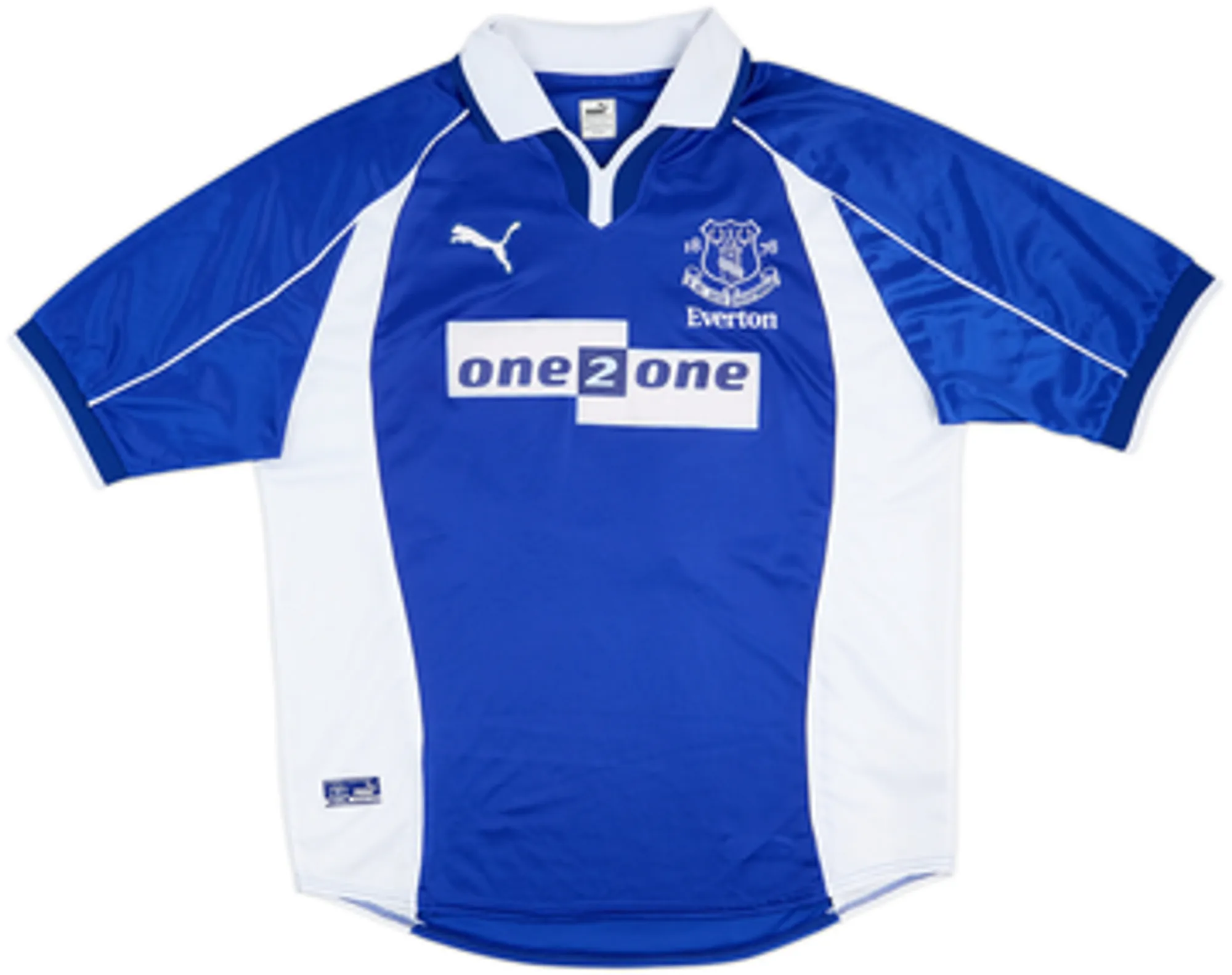 2000-02 Everton Home Shirt Moore #19 - 8/10 - (L)