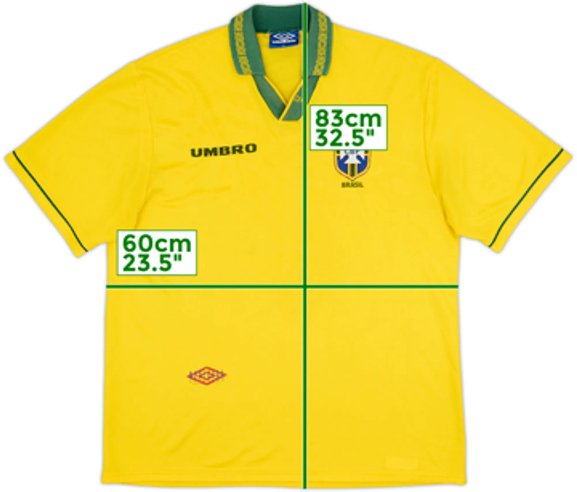1993-94 Brazil Home Shirt - 7/10 - (XL)