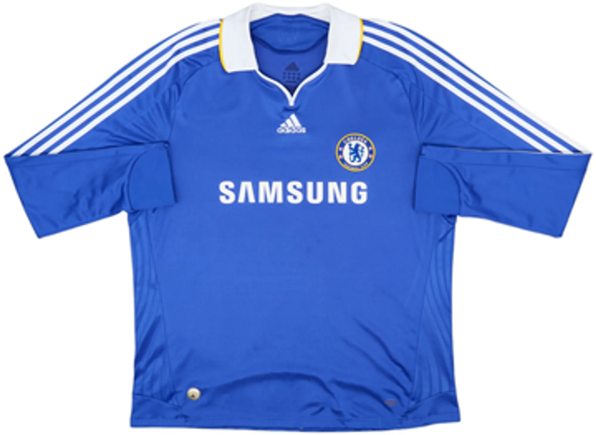 2008-09 Chelsea Home L/S Shirt Drogba #11 - 8/10 - (XL)