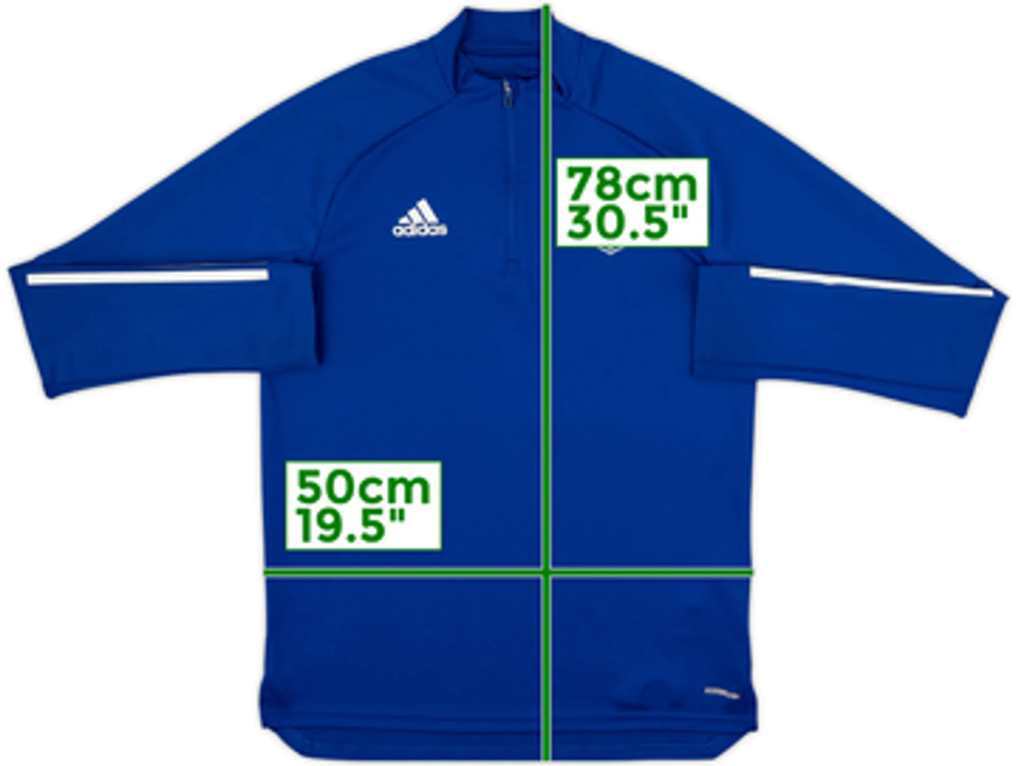 2020-21 Cardiff City adidas 1/4 Zip Training Top - 10/10 - (M)