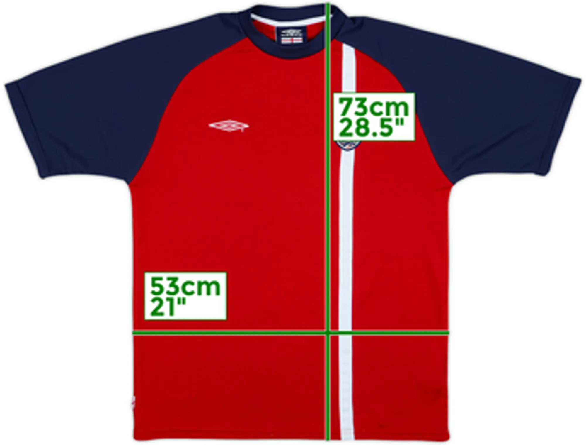 2001-02 England Umbro Training Shirt - 8/10 - (L)