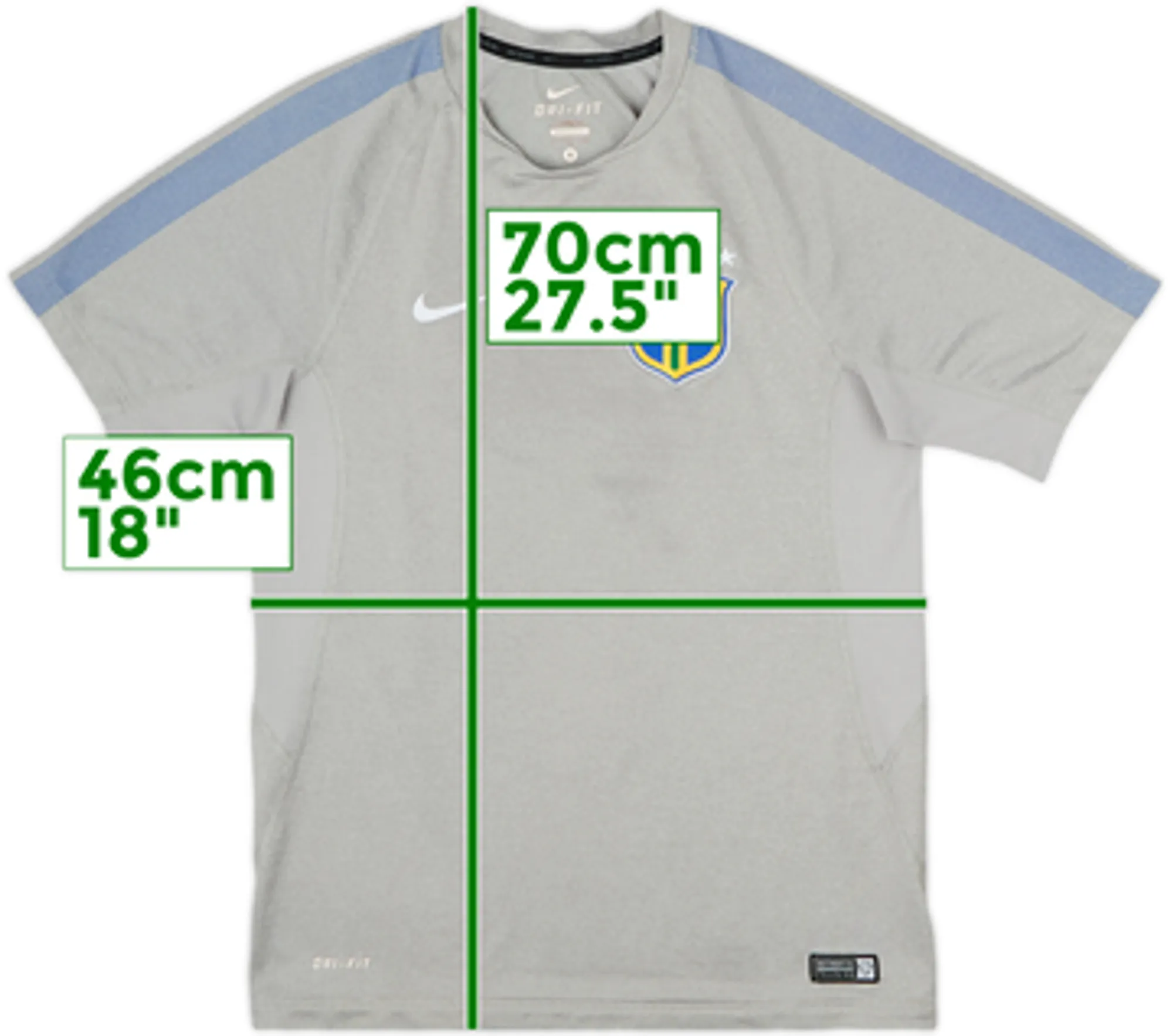 2014-15 Brazil Nike Training Shirt - 7/10 - (S)