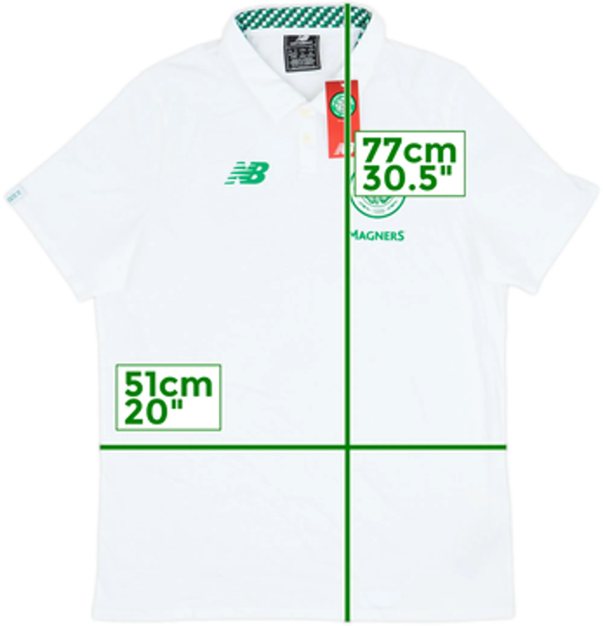 2017-18 Celtic New Balance Polo Shirt (L)