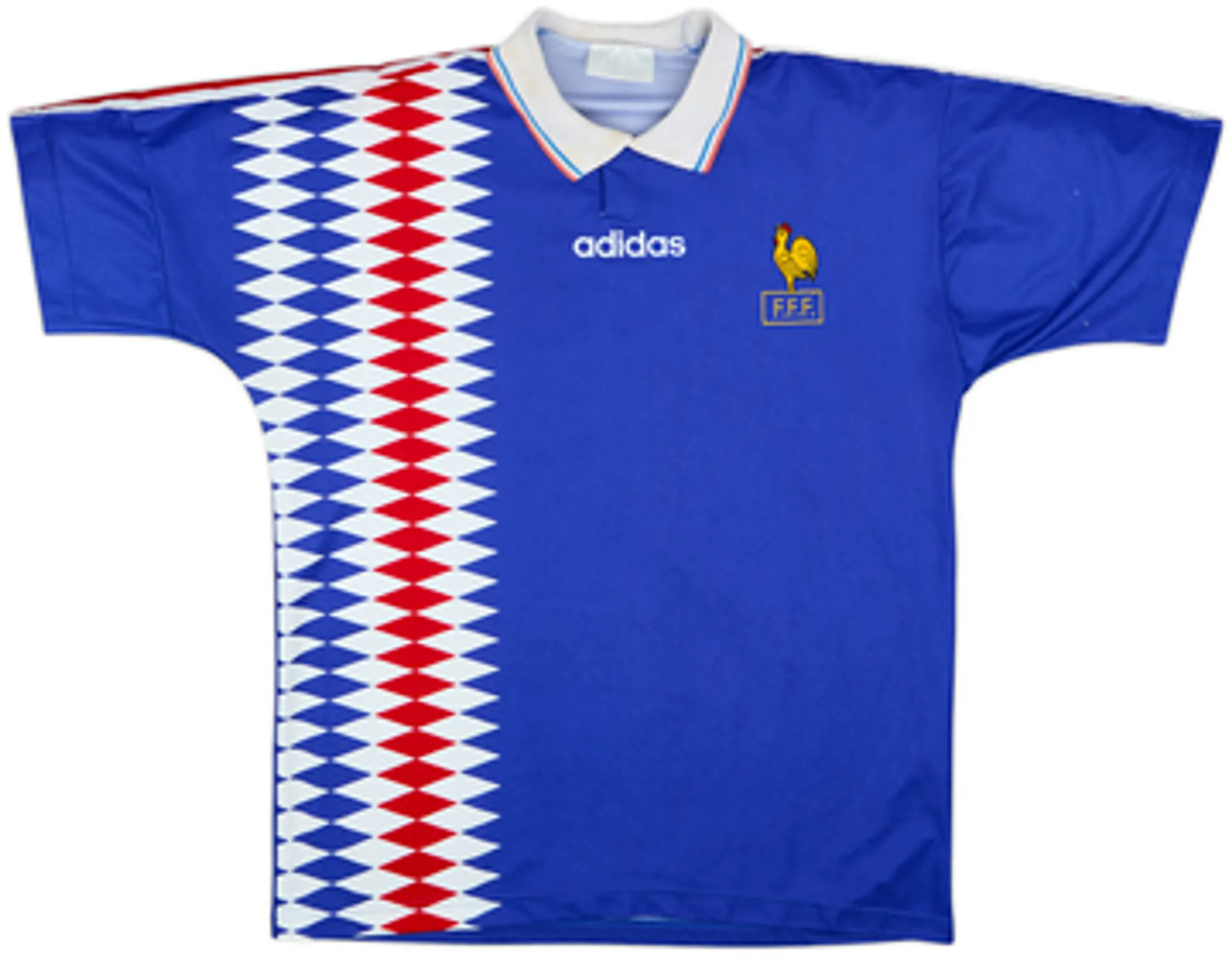 1994-96 France Home Shirt #10 - 7/10 - (L)