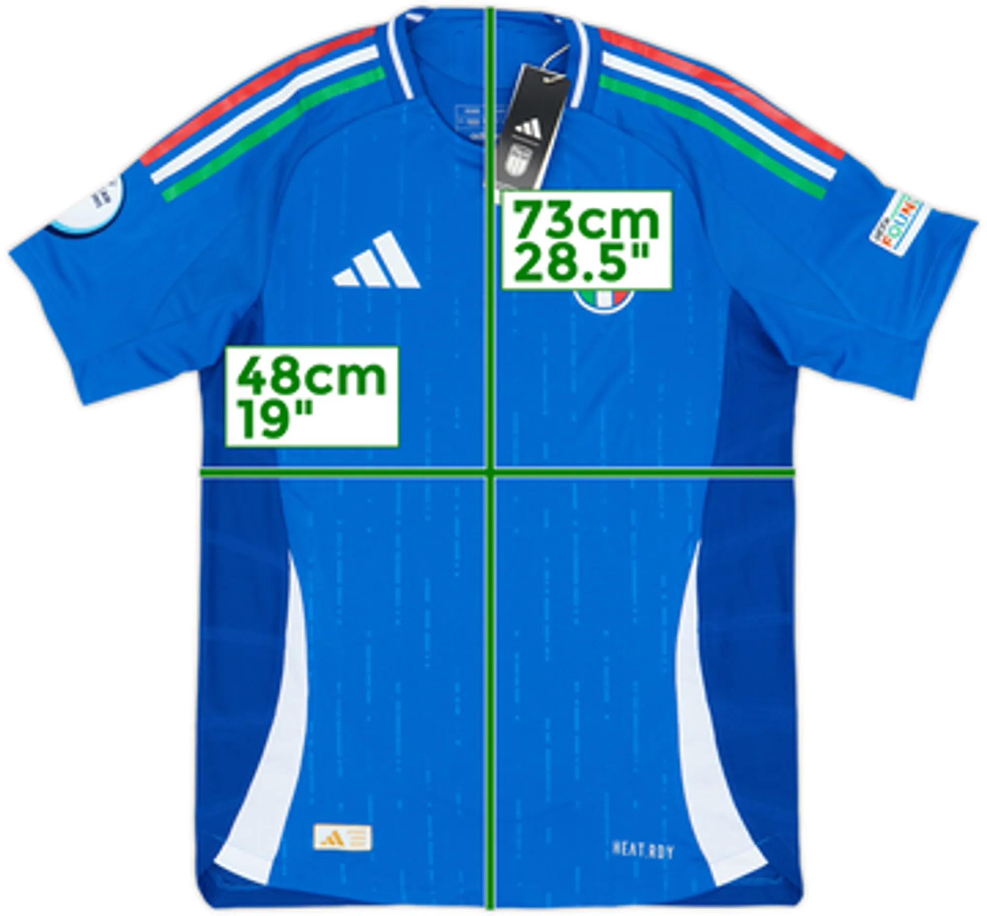2024-25 Italy Authentic Home Shirt (M)