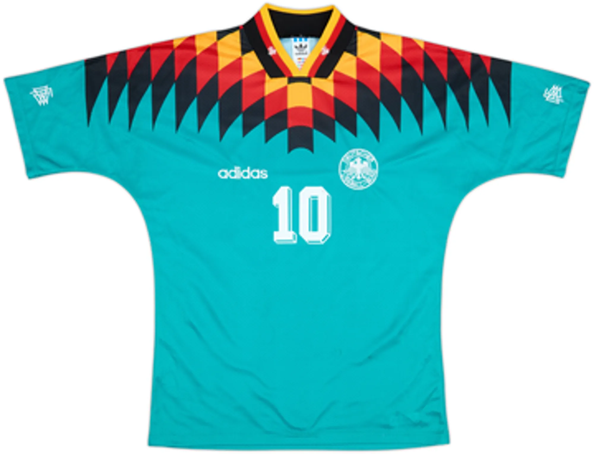 1994-96 Germany Away Shirt Matthaus #10 - 8/10 - (M)