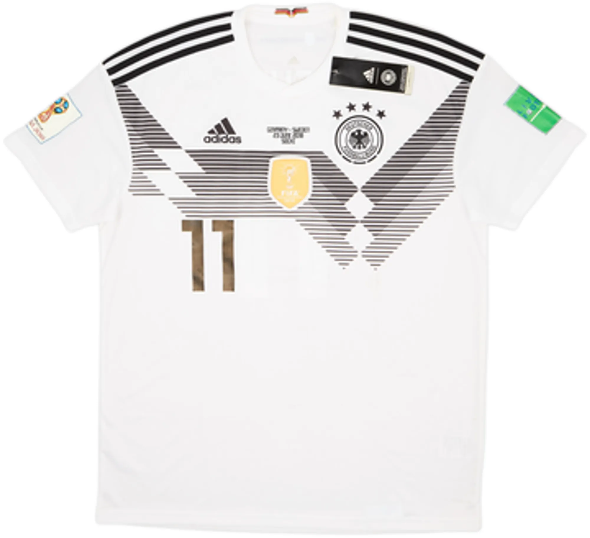 2018-19 Germany 'vs Sweden' Home Shirt Reus #11 (L)
