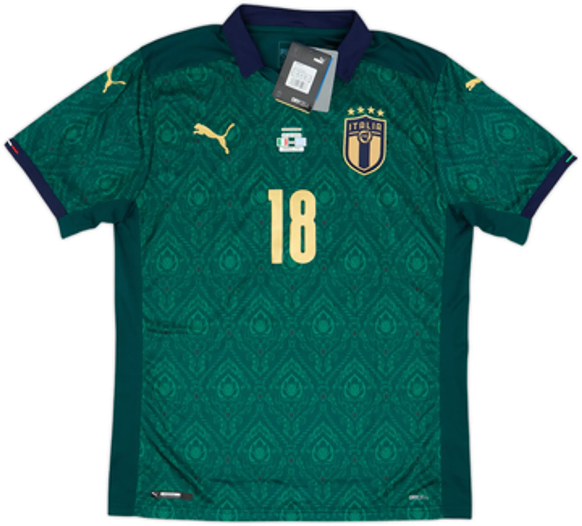 2019-20 Italy 'vs Greece' Third Shirt Barella #18 (M)