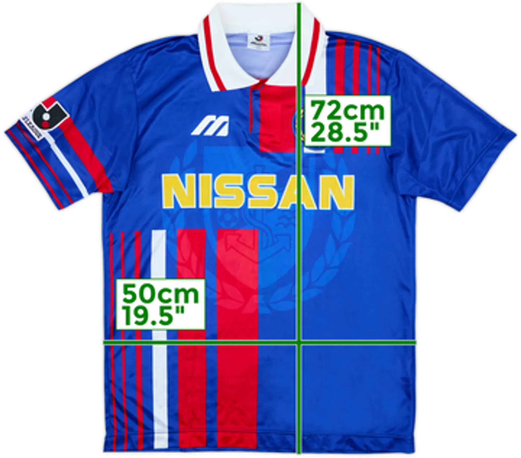 1995-97 Yokohama Marinos Home Shirt - 8/10 - (L)