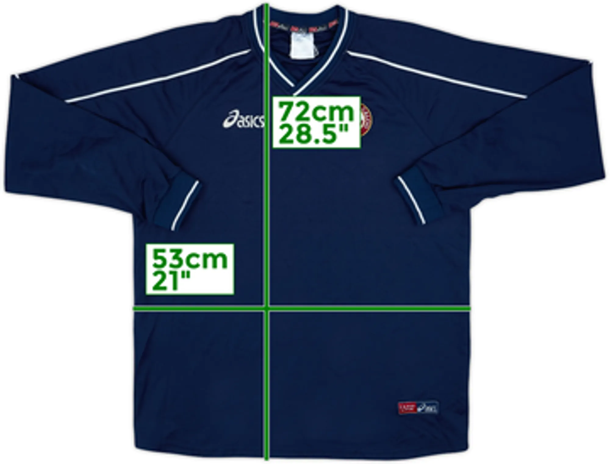 2003-04 Livorno Asics Sweat Top - 8/10 - (L)