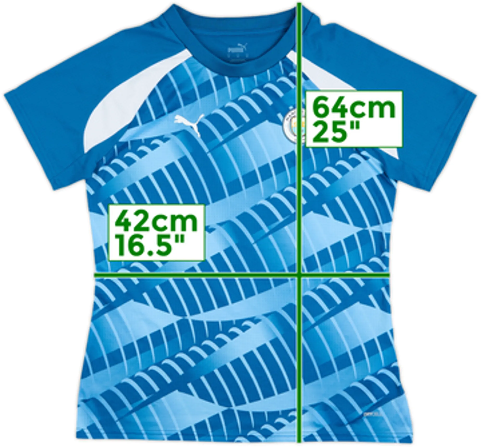 2023-24 Manchester City Puma Pre-Match Shirt - 10/10 - (Women's M)