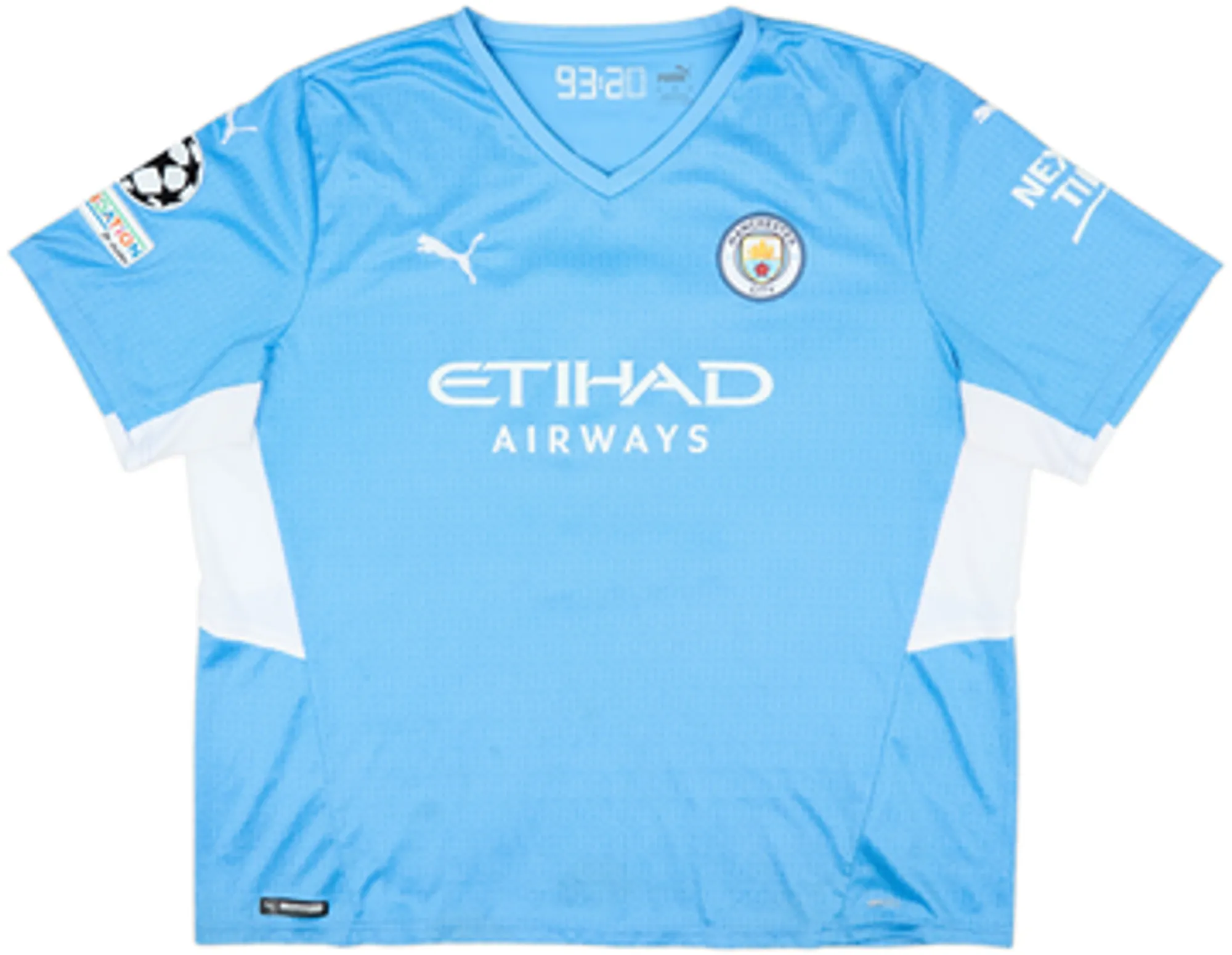 2021-22 Manchester City Home Shirt Ruben #3 - 7/10 - (3XL)
