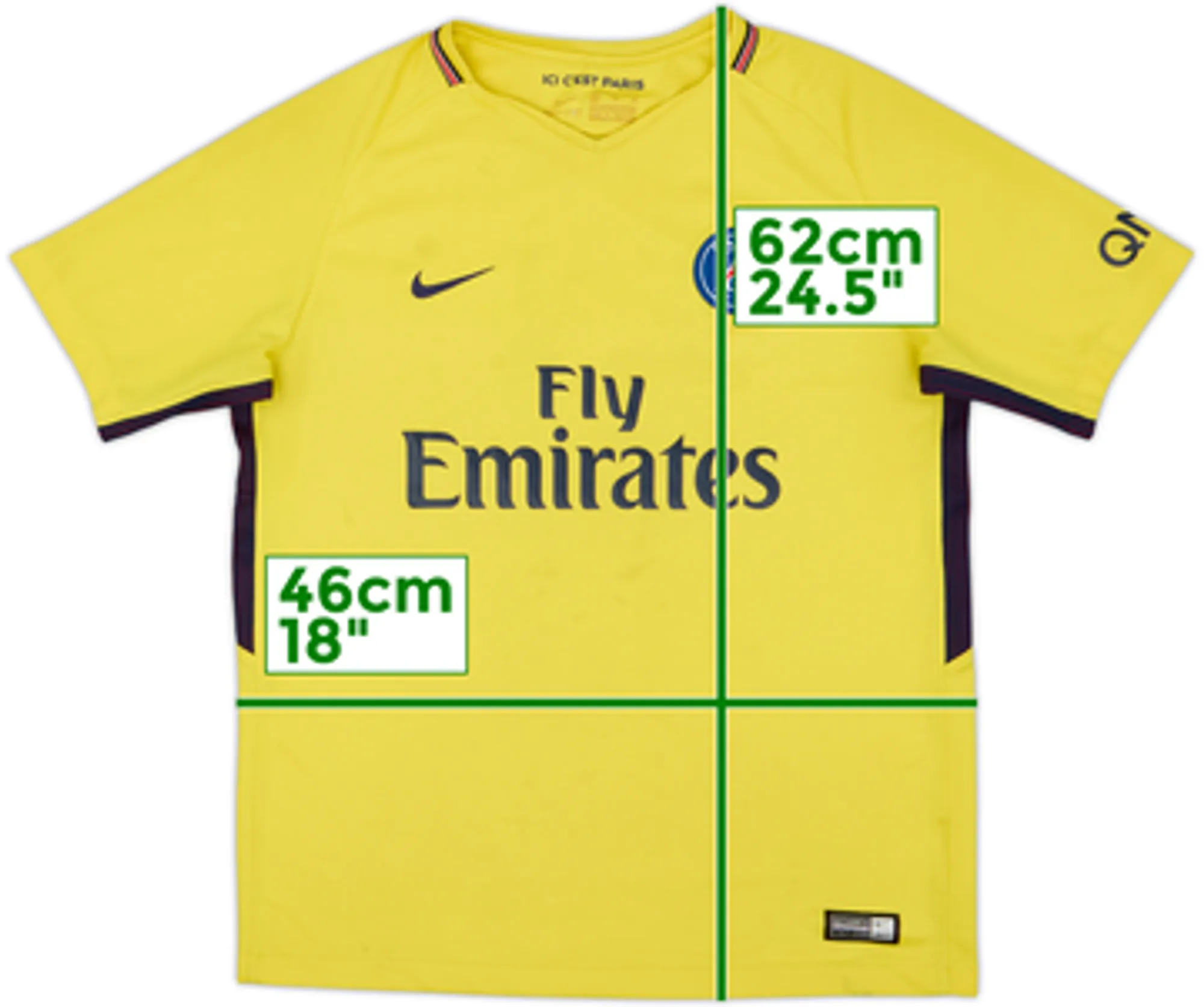 2017-18 Paris Saint-Germain Away Shirt - 6/10 - (XL.Boys)