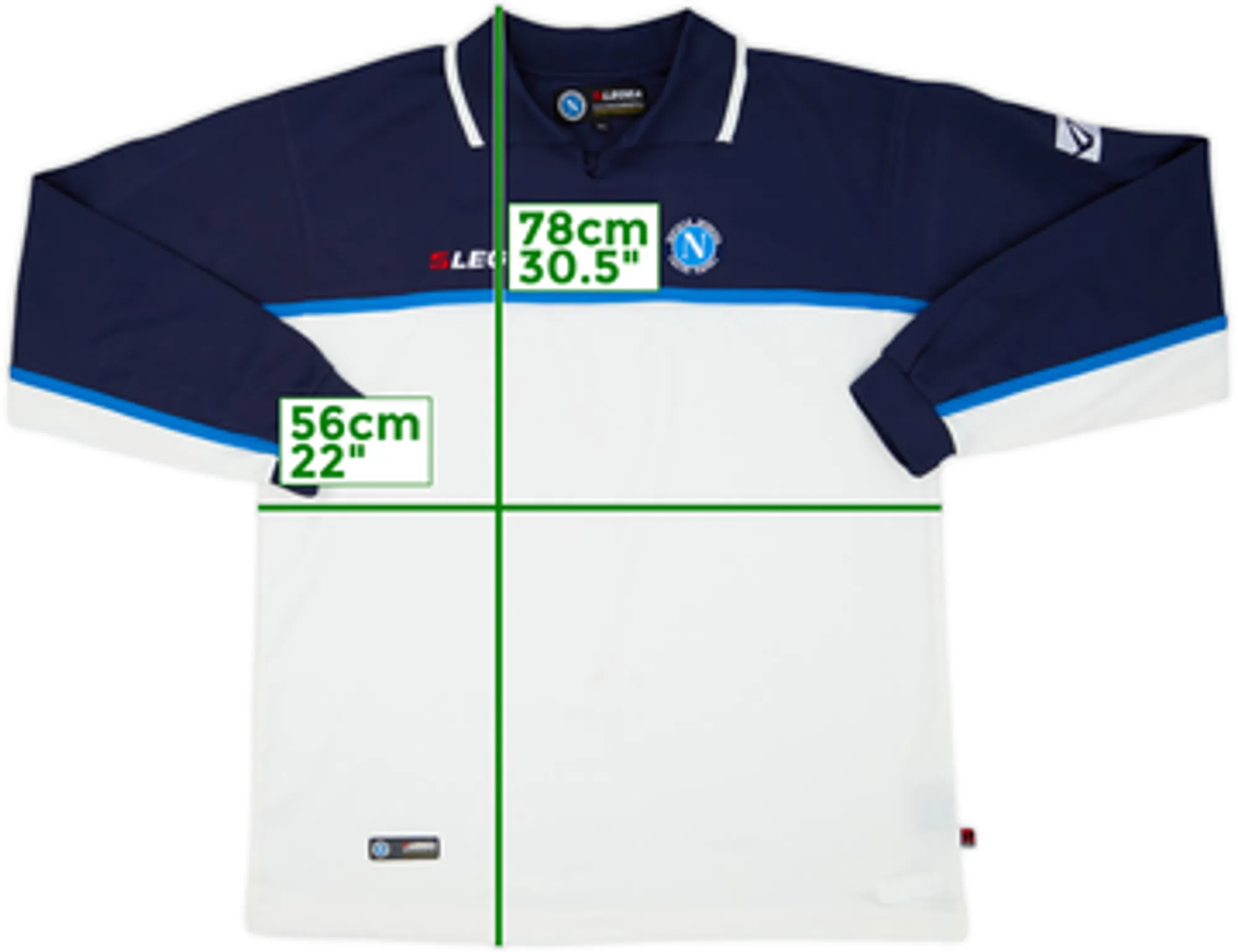 2003-04 Napoli Legea Polo L/S Shirt - 5/10 - (XL)