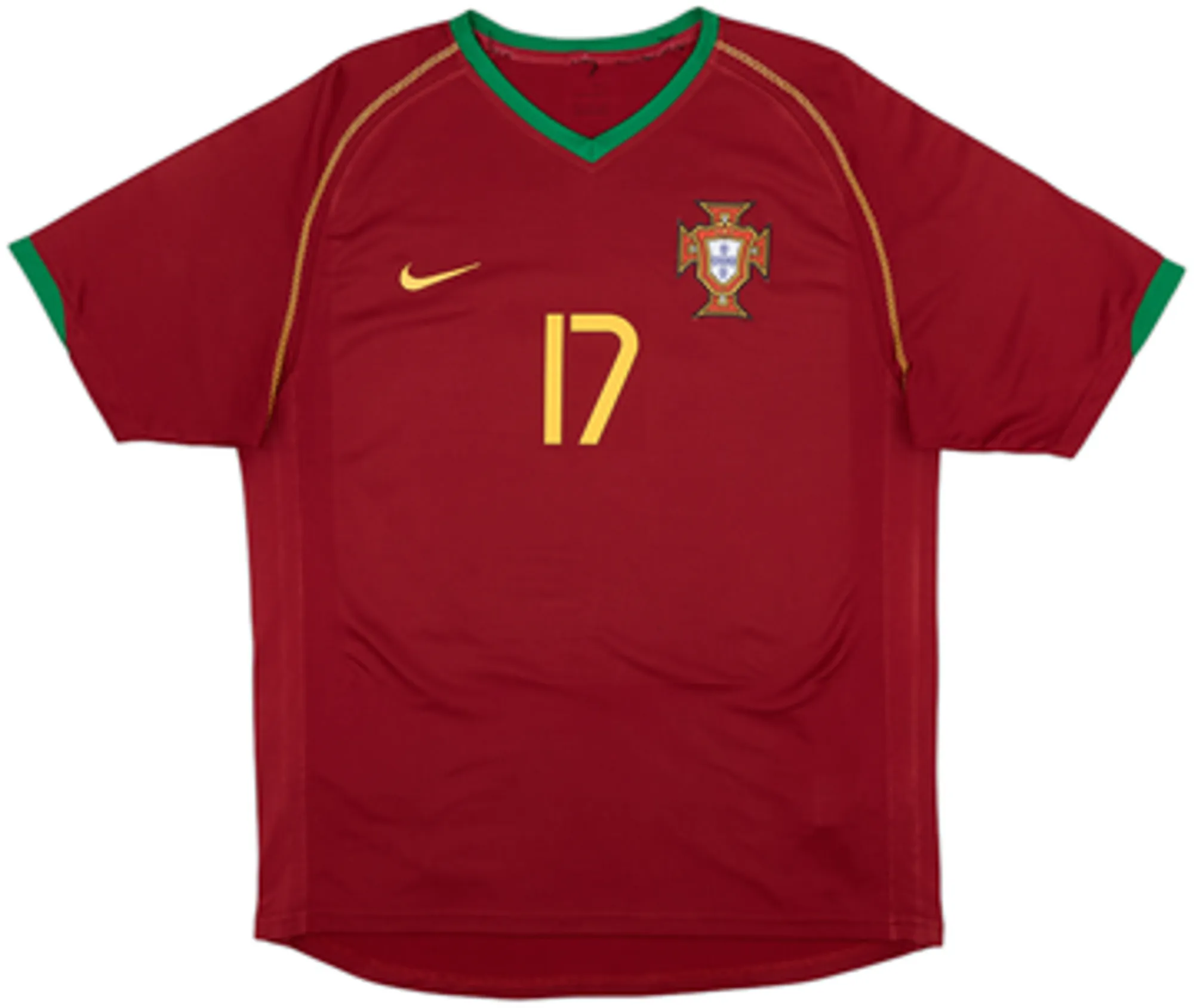 2006-08 Portugal Home Shirt C.Ronaldo #17 - 4/10 - (L)