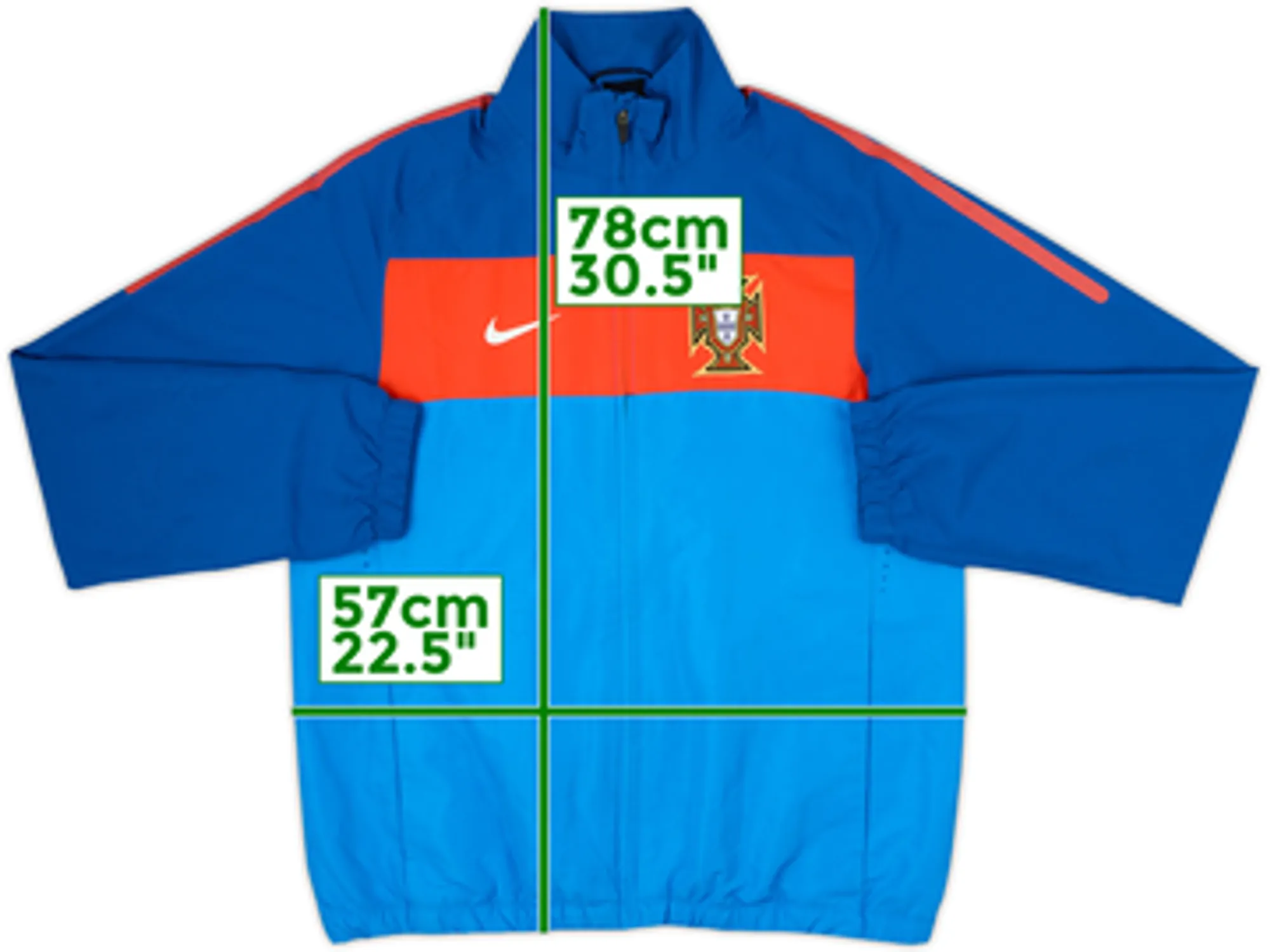 2010-11 Portugal Nike Track Jacket - 8/10 - (M)