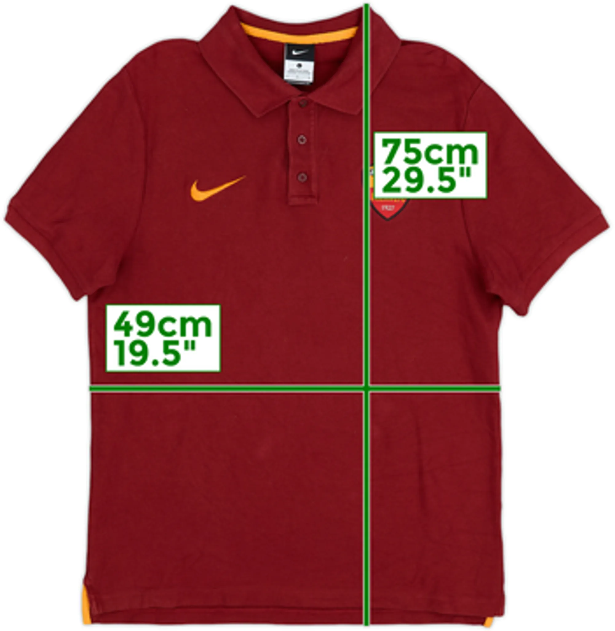 2014-15 Roma Nike Polo Shirt - 6/10 - (L)