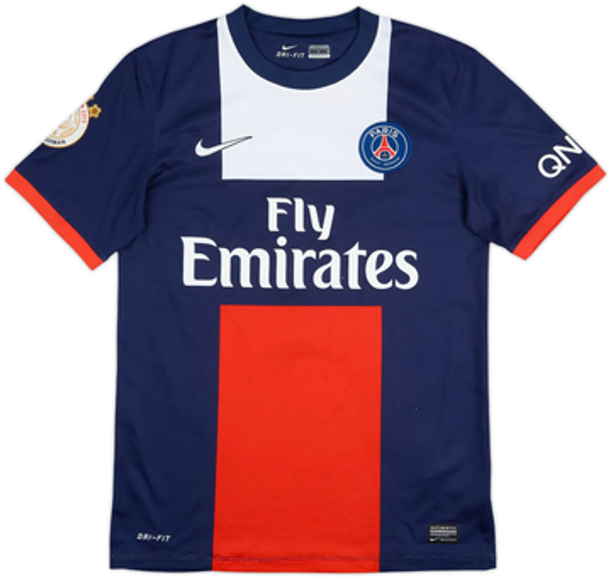 2013-14 Paris Saint-Germain Home Shirt T.Silva #2 - 8/10 - (S)