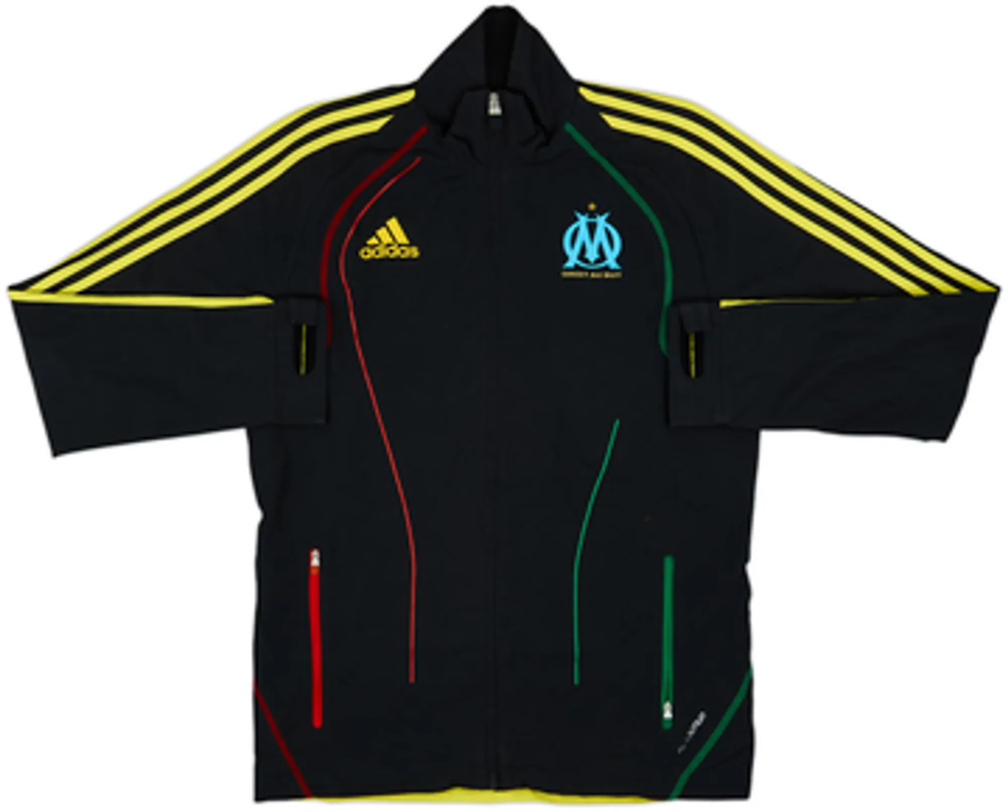 2010-11 Olympique Marseille adidas Tracksuit - 6/10 - (M)