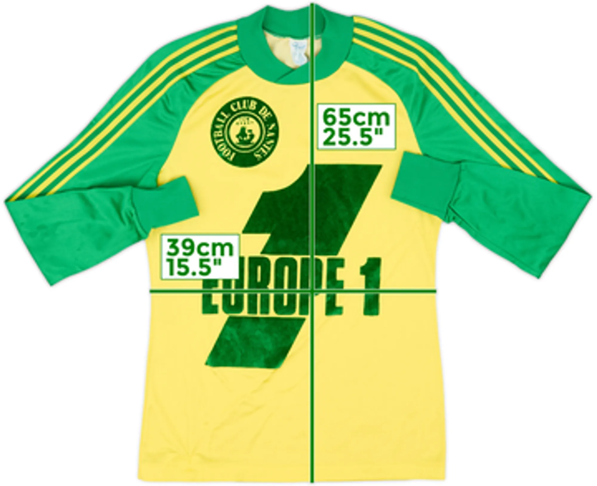 1978-79 Nantes Home L/S Shirt - 5/10 - (S)