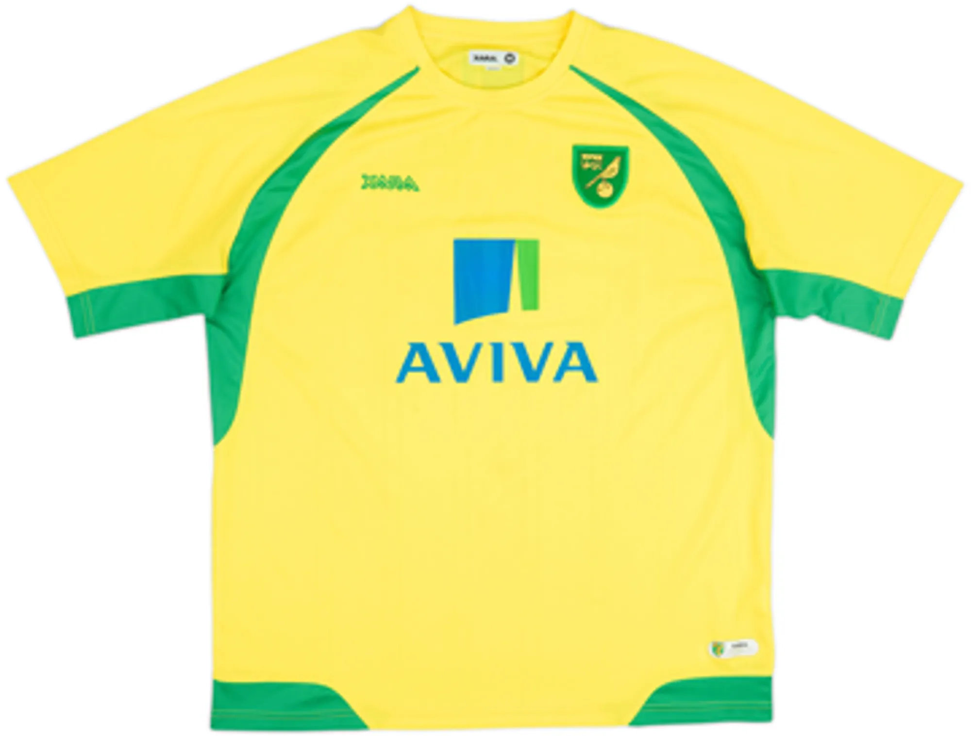 2010-11 Norwich Home Shirt Langton #11 - 6/10 - (XL)