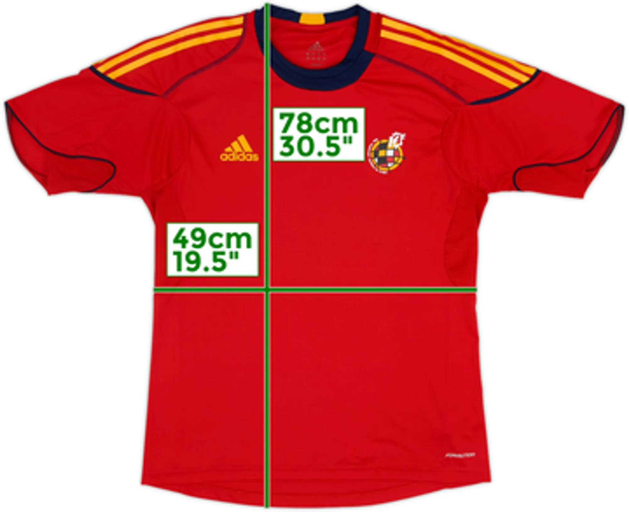 2010-11 Spain adidas Formotion Training Shirt - 8/10 - (L/XL)