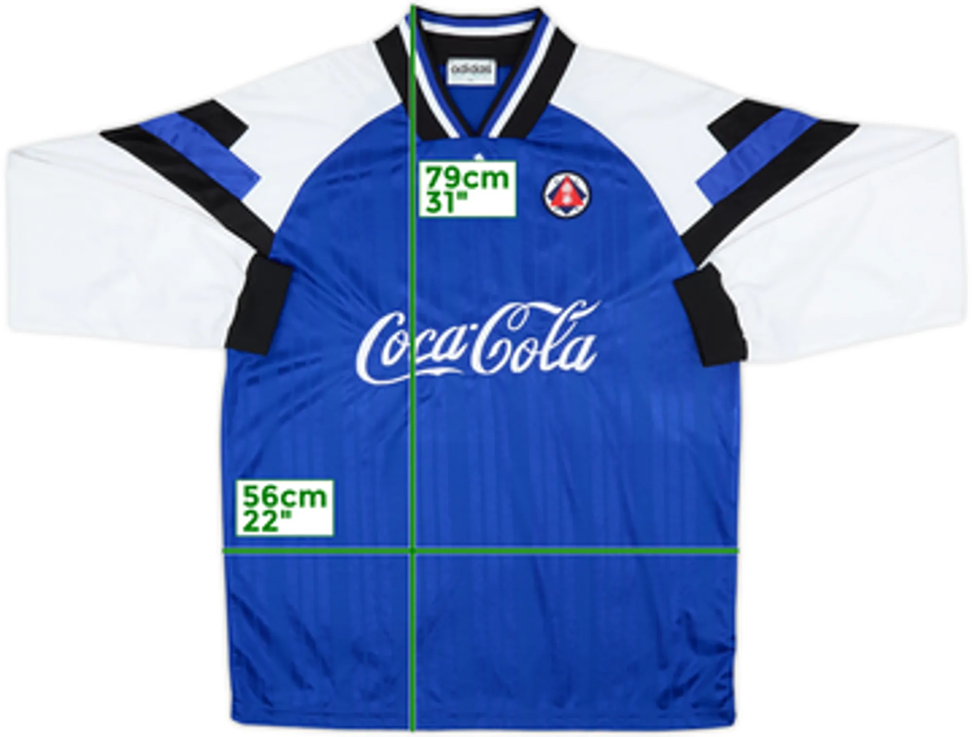 1993-94 South China adidas Training L/S Shirt - 10/10 - (XL)