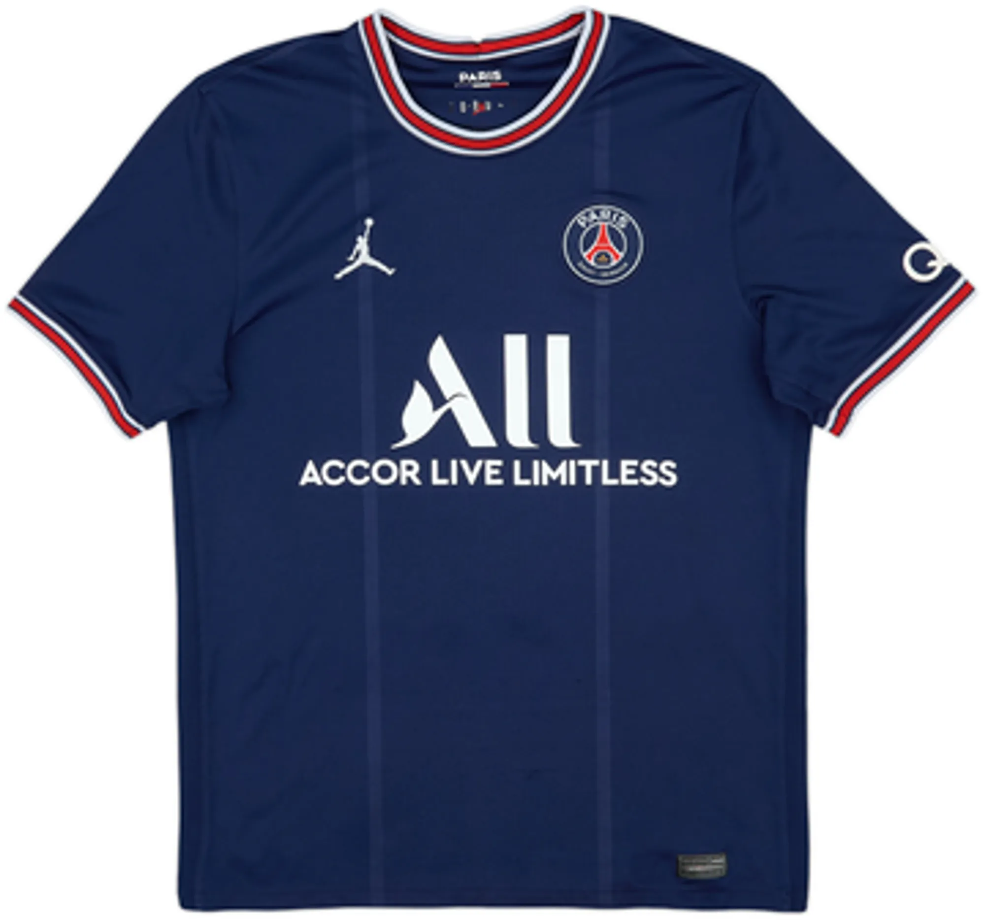 2021-22 Paris Saint-Germain Home Shirt Neymar Jr #10 - 7/10 - (M)