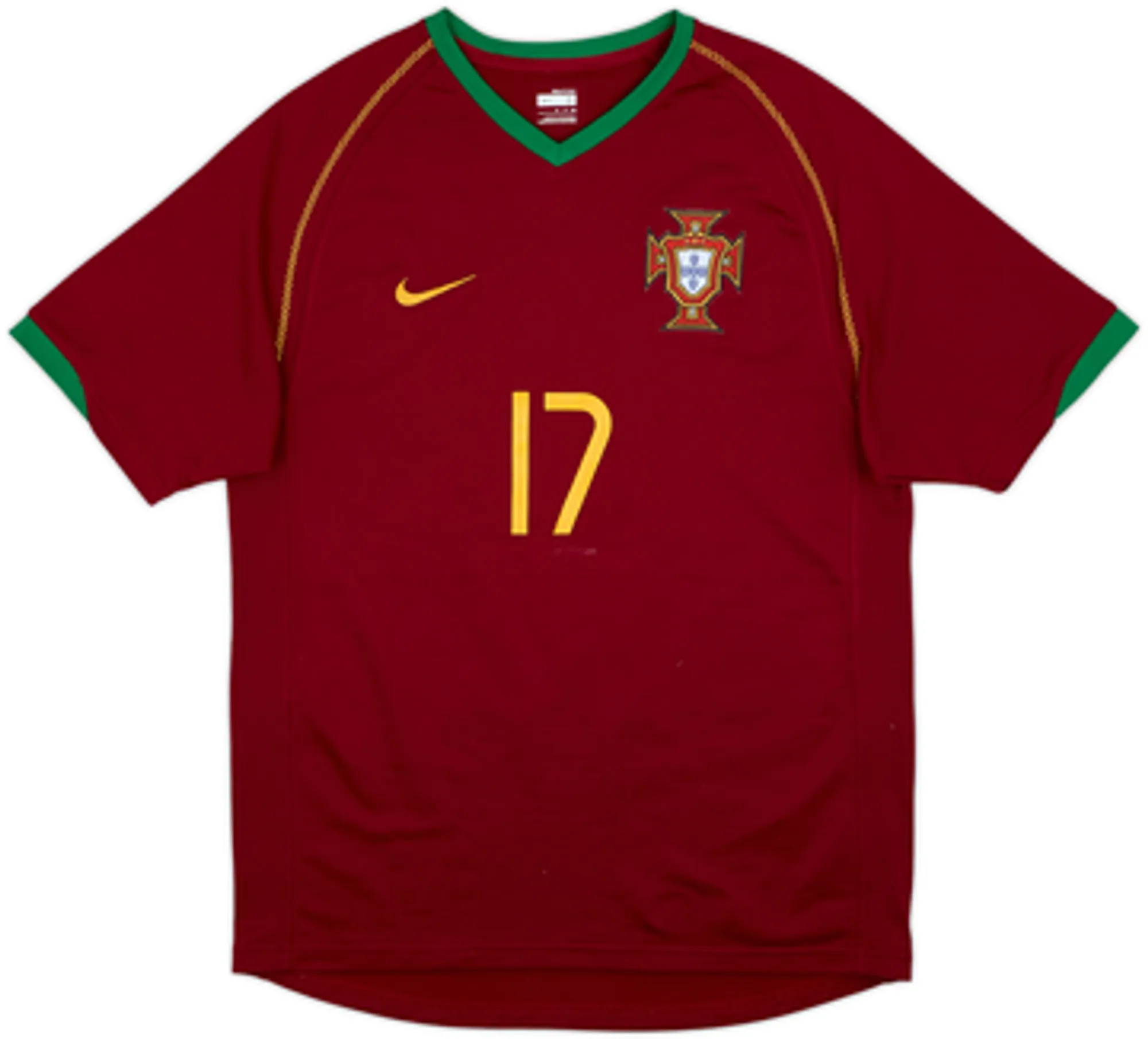 2006-08 Portugal Home Shirt C.Ronaldo #17 - 6/10 - (S)
