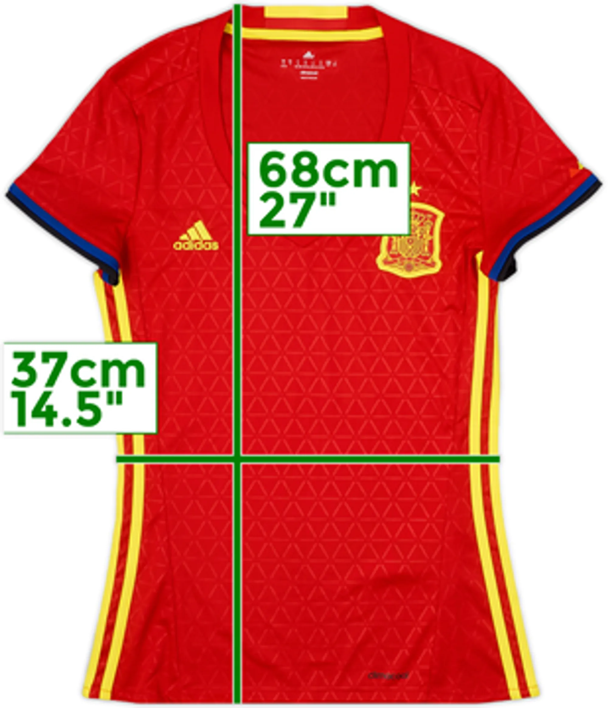 2016-17 Spain Home Shirt - 8/10 - (Women's S)
